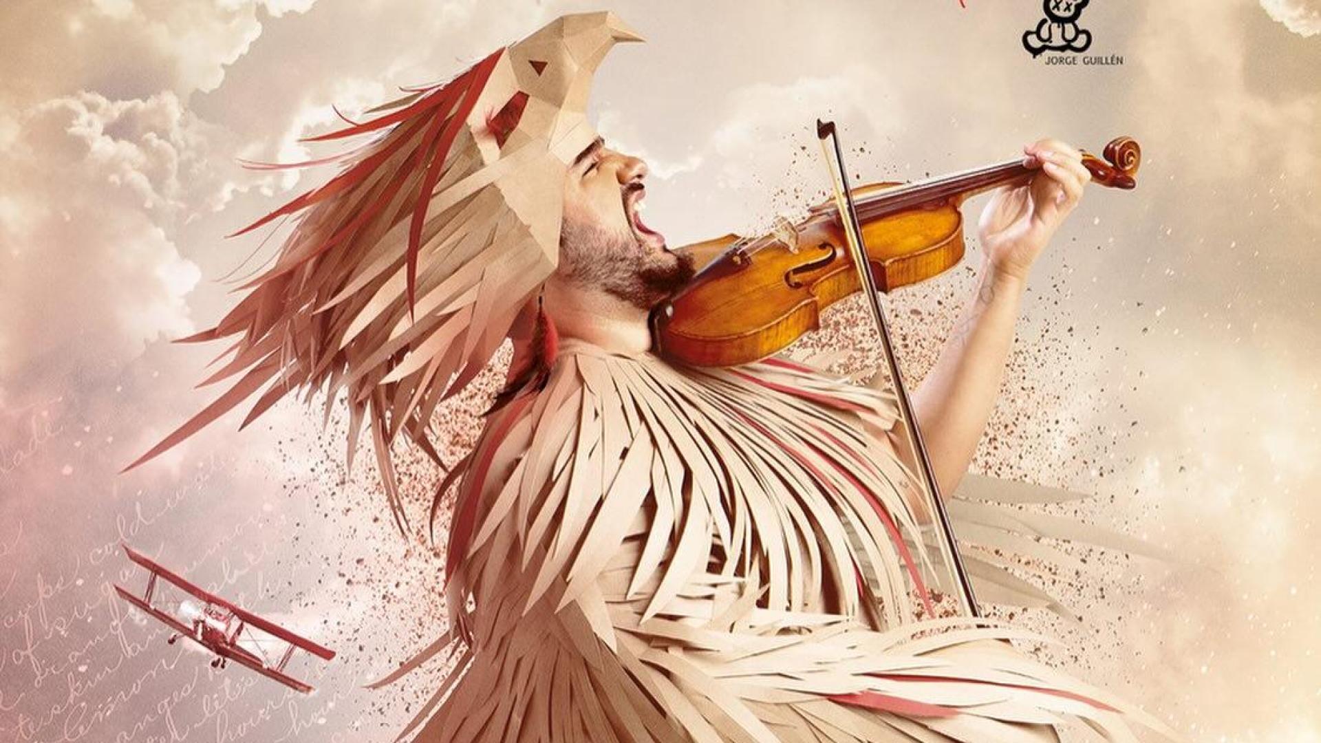 Hoy llega a Noáin 'Ícaro', nuevo espectáculo que mezcla música y teatro.