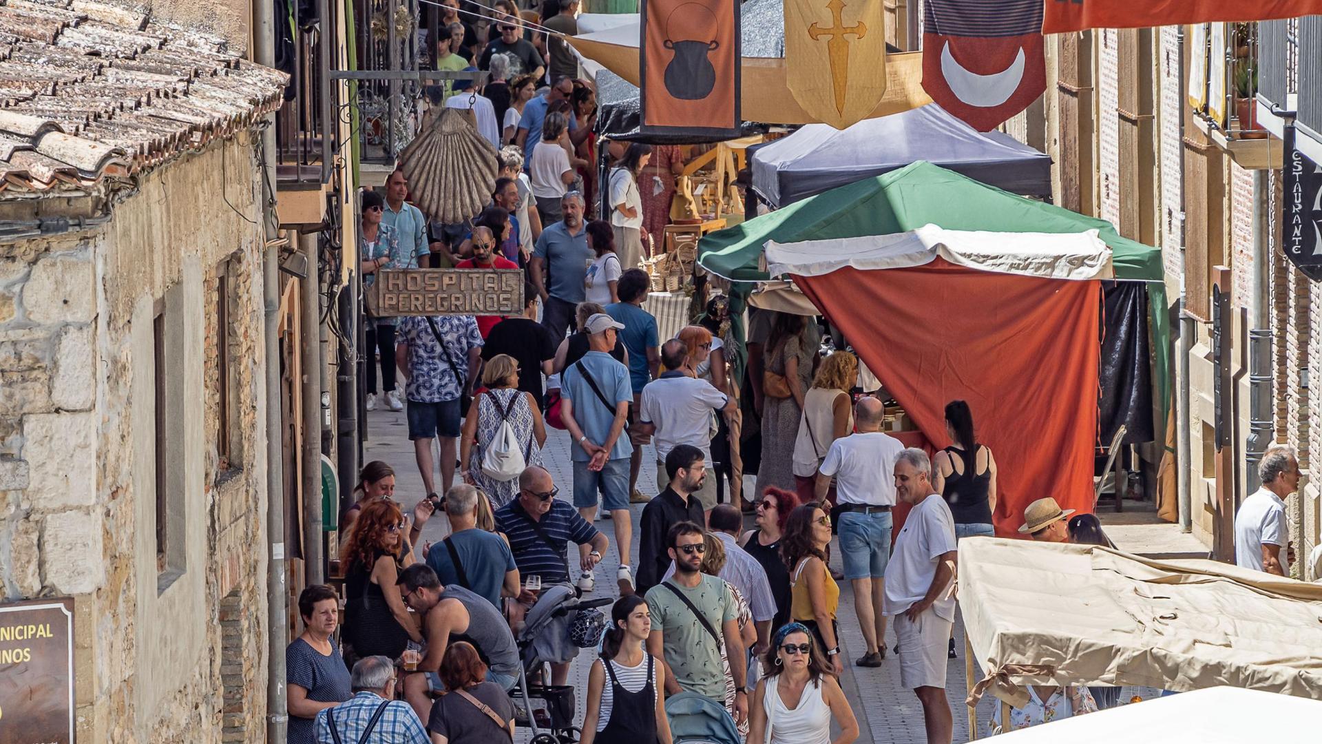 Semana Medieval, una de las apuestas anuales del comercio de Estella que se realiza cada mes de julio.