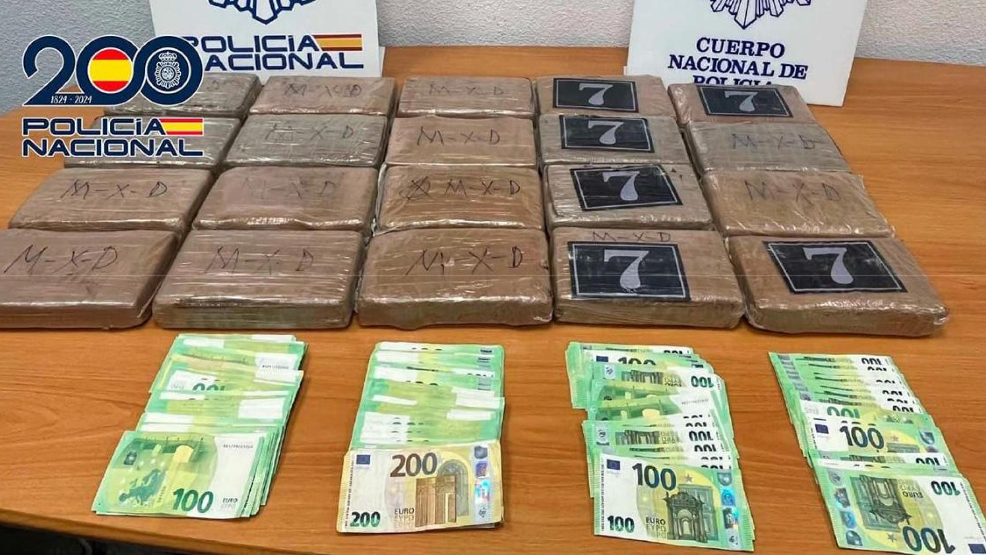 Parte de lo intervenido en la operación