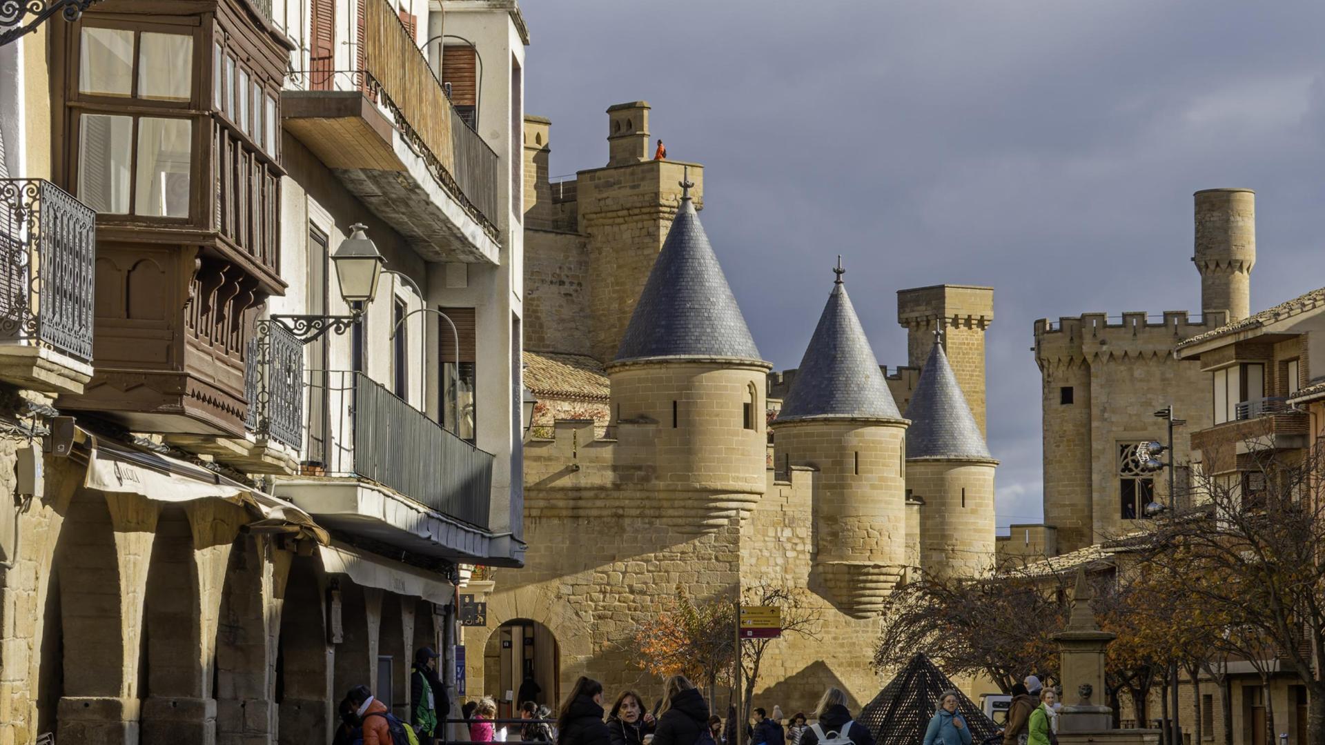 Vista del Palacio Real de Olite