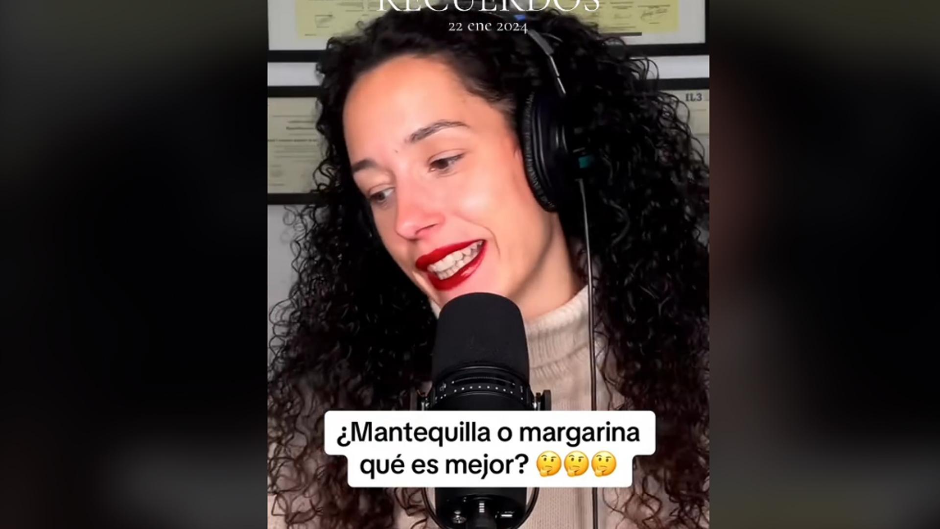 La nutricionista @comiendoconmaría, en TikTok