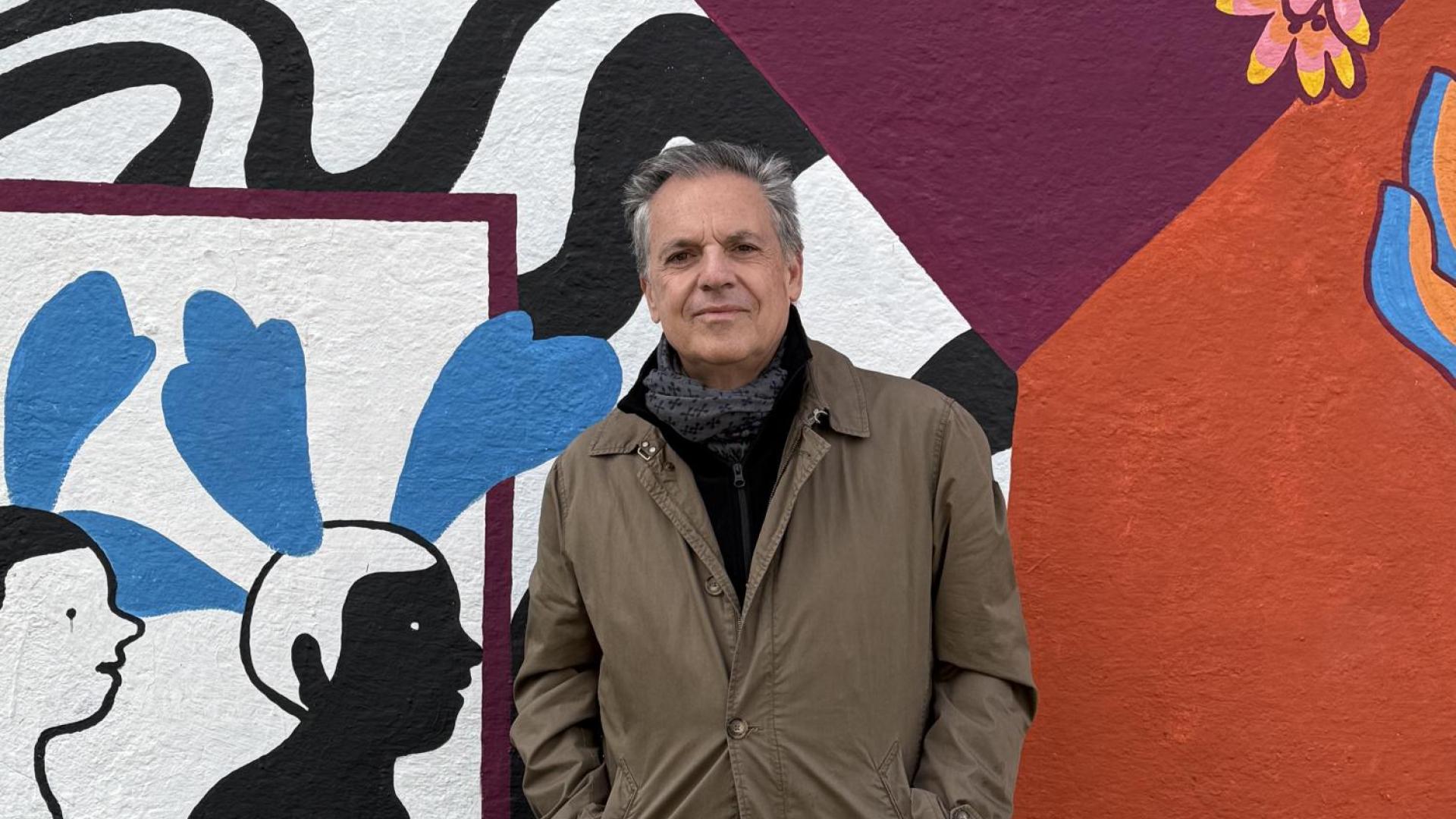 Juan Manuel Ros, responsable de la investigación, posa en Pamplona