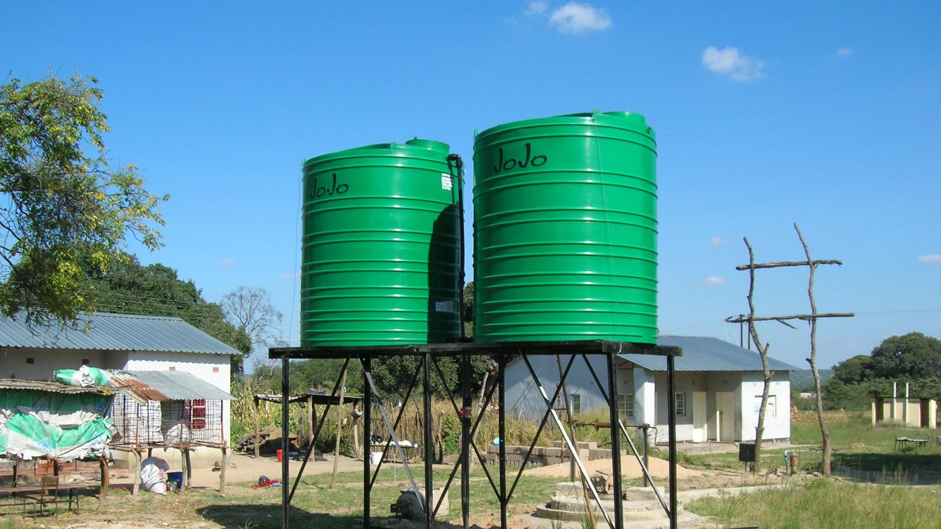 Depósitos de agua en Zimbabue