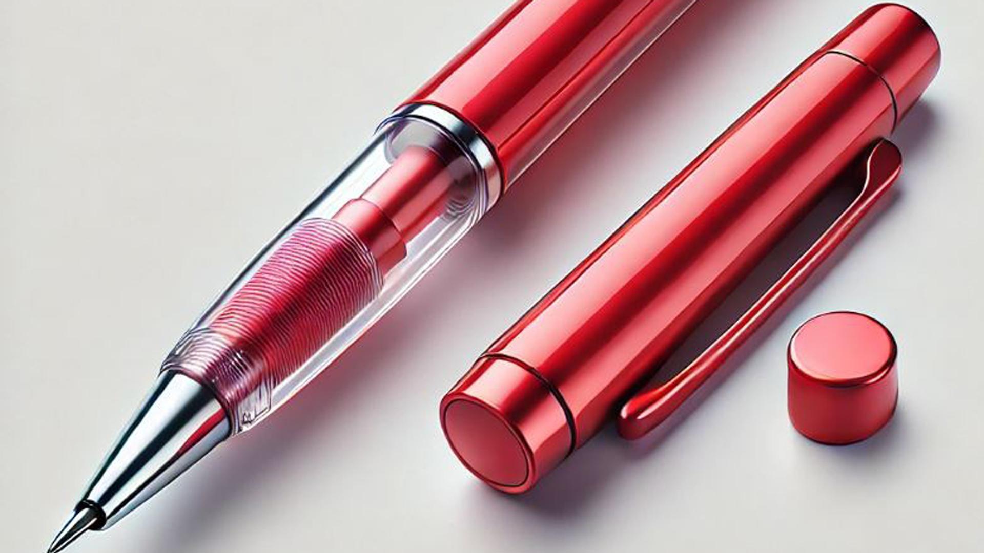 Imagen de un bolígrafo rojo