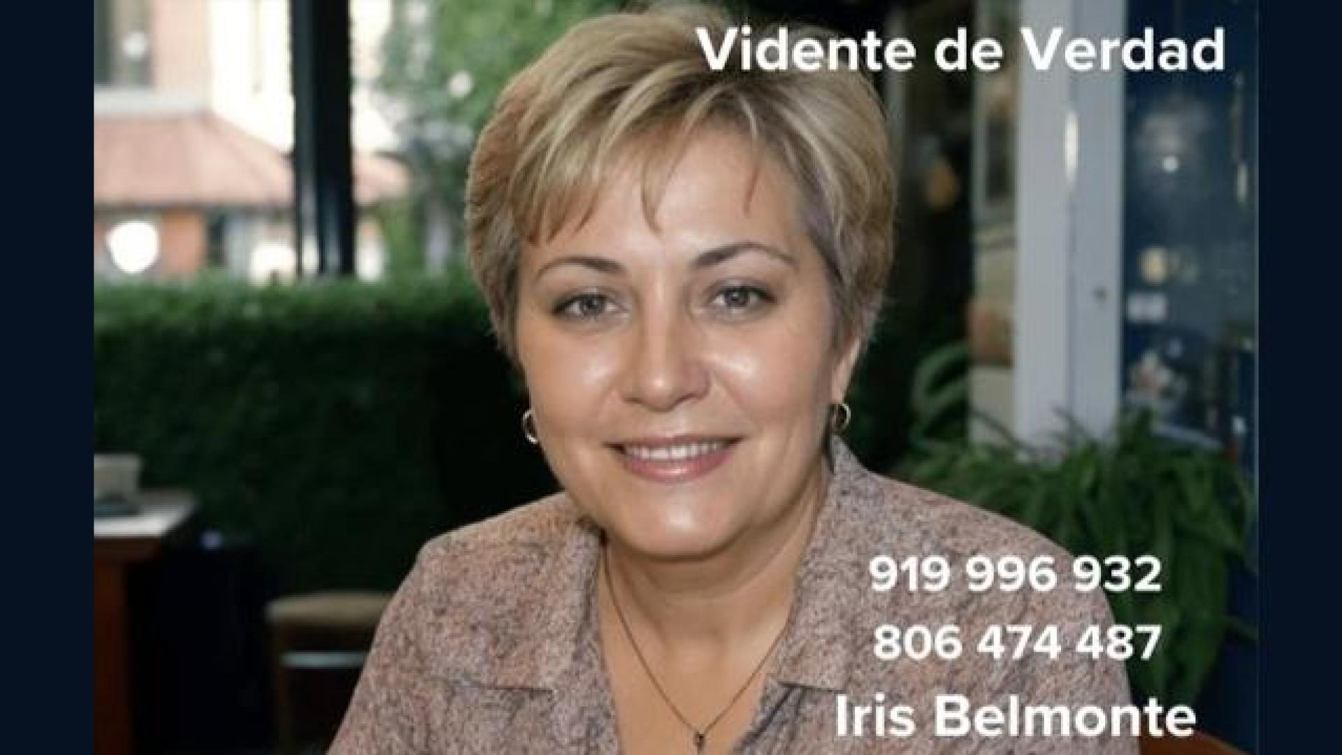 La vidente particular Iris Belmonte destaca por ofrecer lecturas claras y precisas