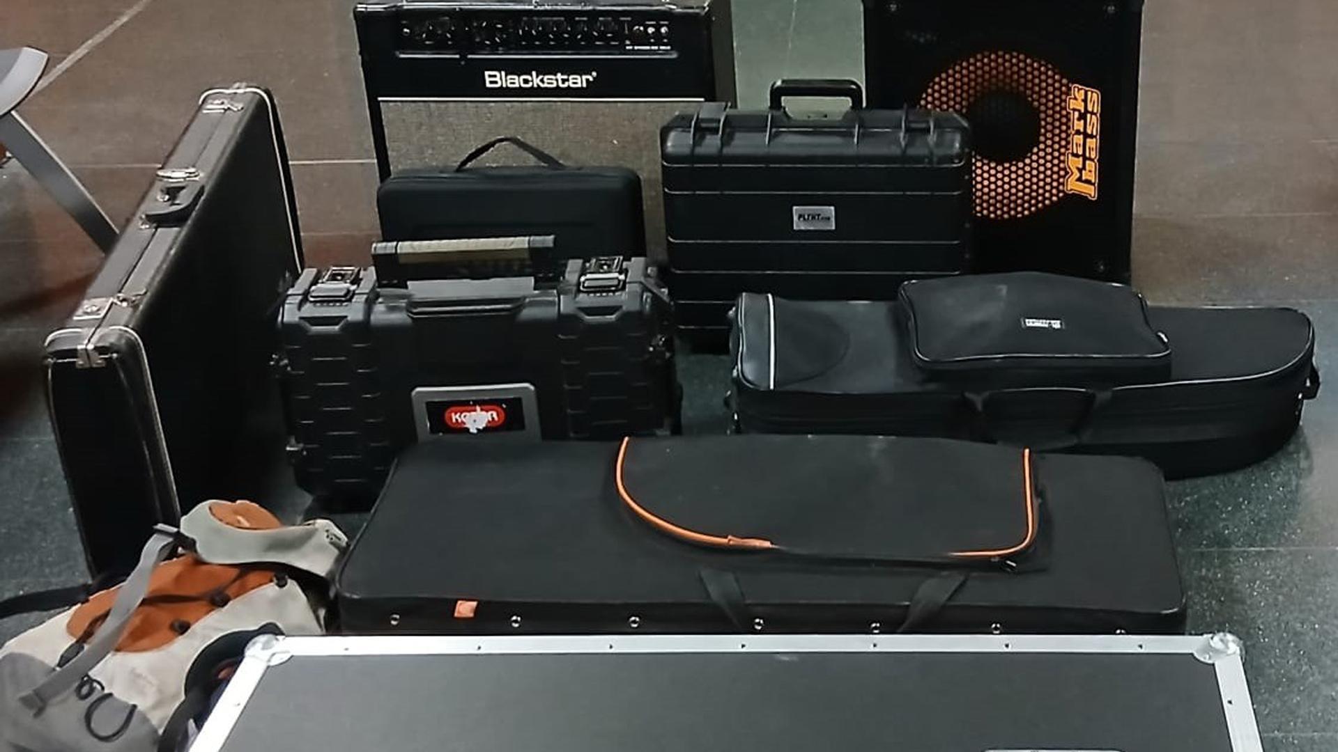 Instrumentos del grupo Mirari recuperados por la Policía Foral
