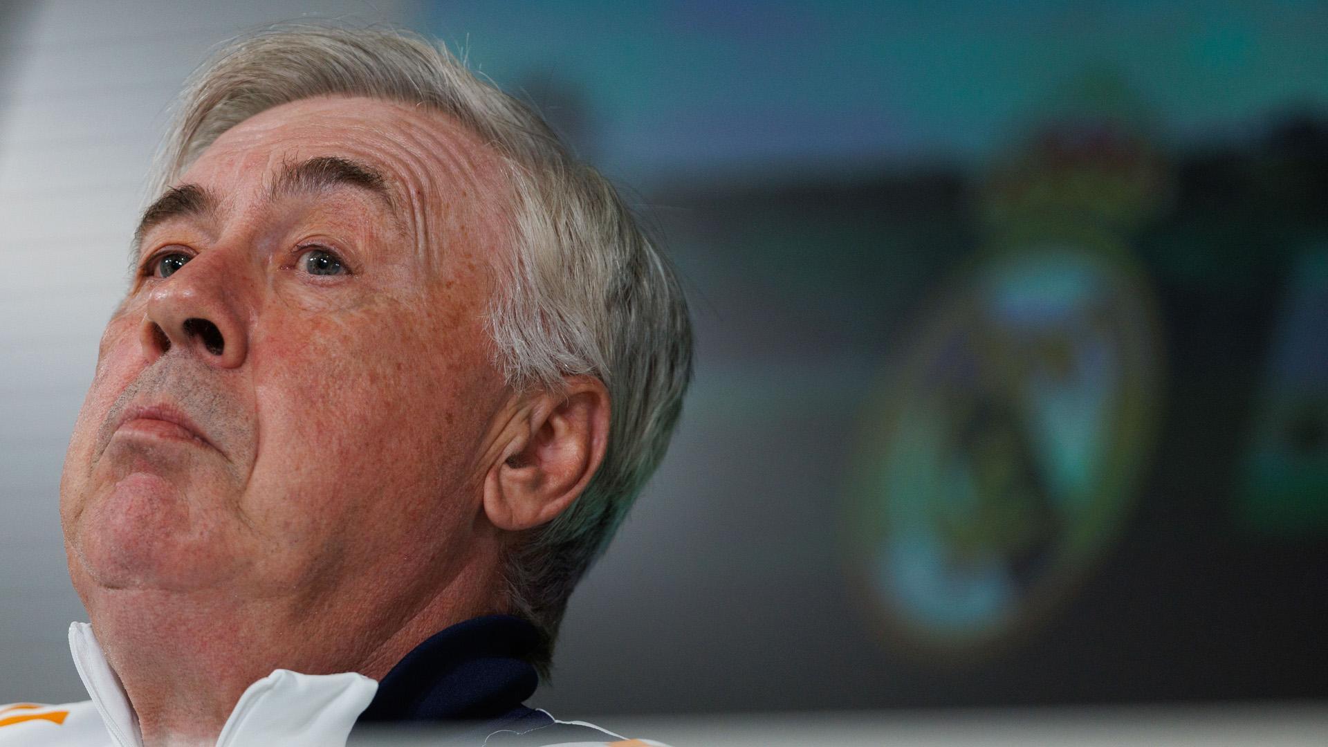El entrenador del Real Madrid, Carlo Ancelotti