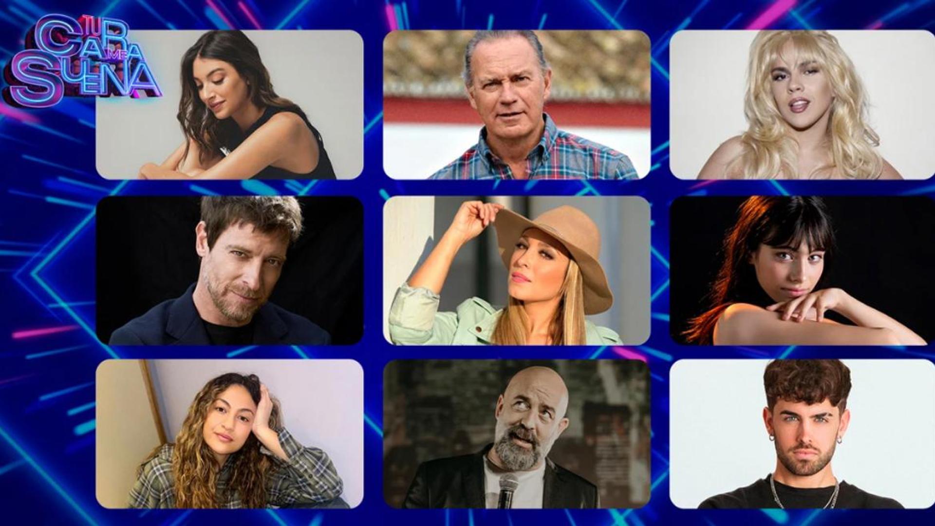 Los 9 concursantes de 'Tu cara me suena 12'
