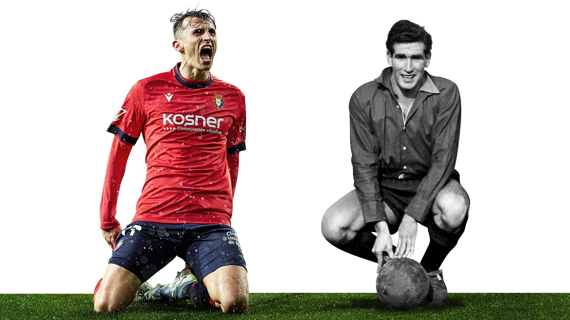Ante Budimir y Sabino Andonegui, goleadores históricos de Osasuna /