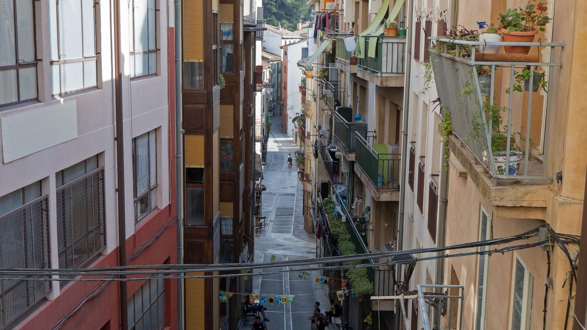 Calle del Casco Antiguo de Estella.