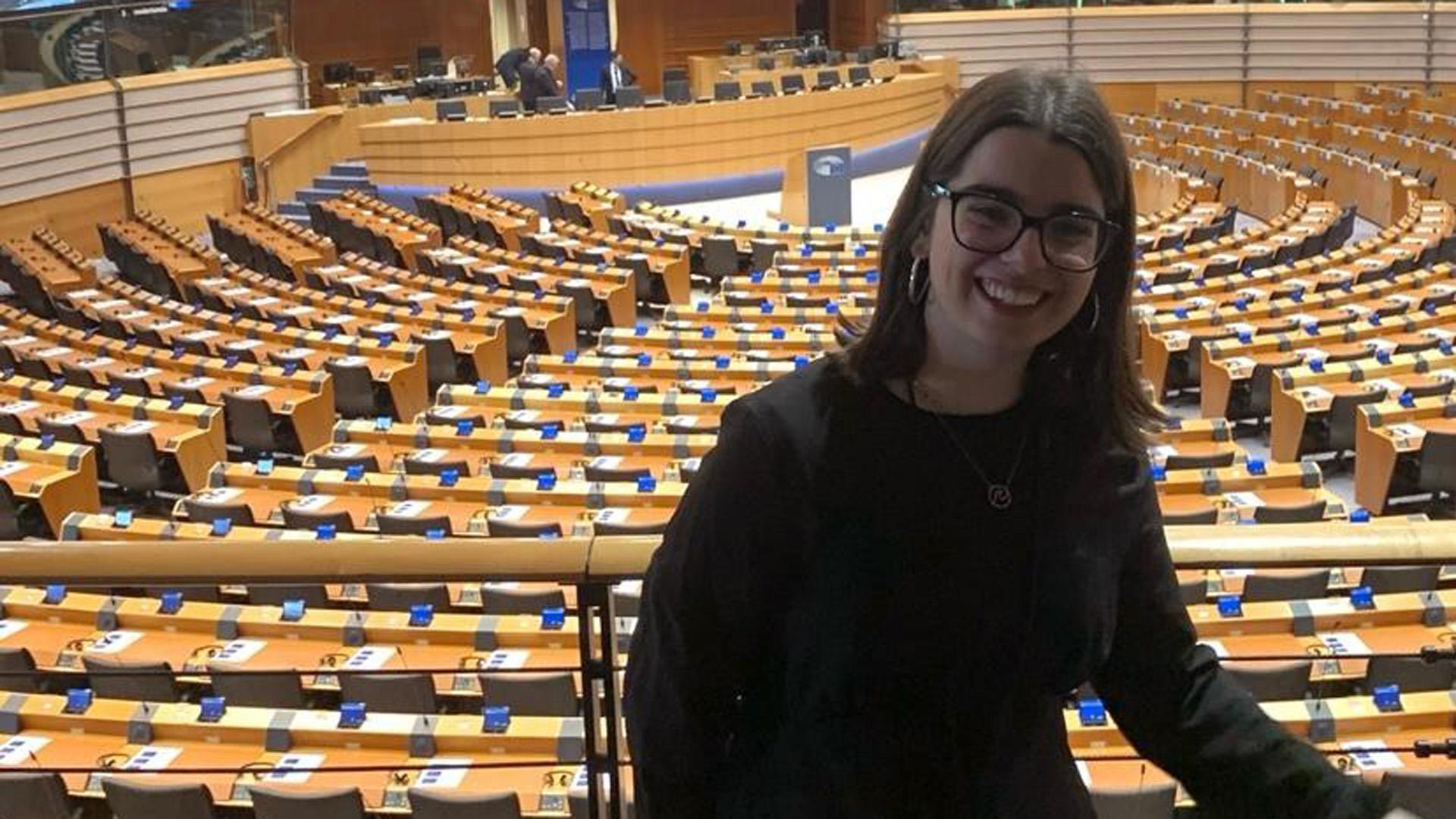 Vania Samperio, viceportavoz de Equipo Europa Navarra