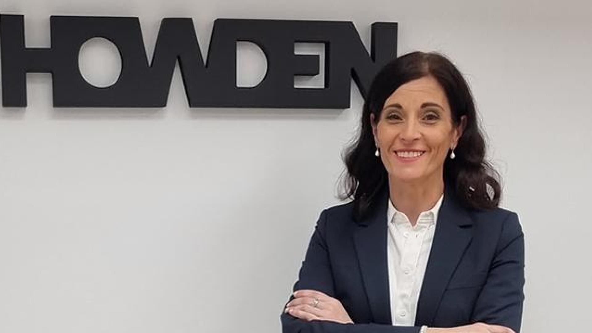 Miriam Merino, en las oficinas de Howden en el Paseo Sarasate de Pamplona