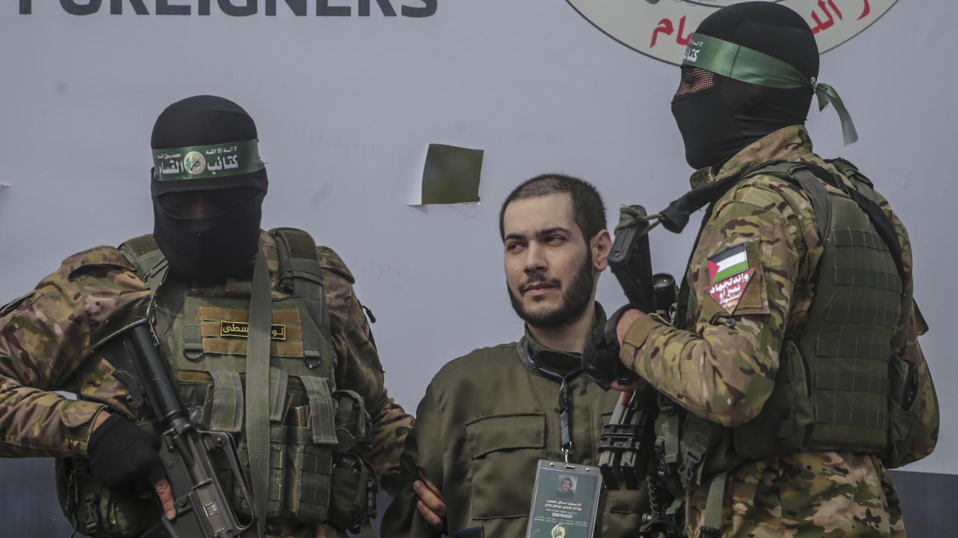 Eliya Cohen, uno de los rehenes liberados este sábado por Hamás