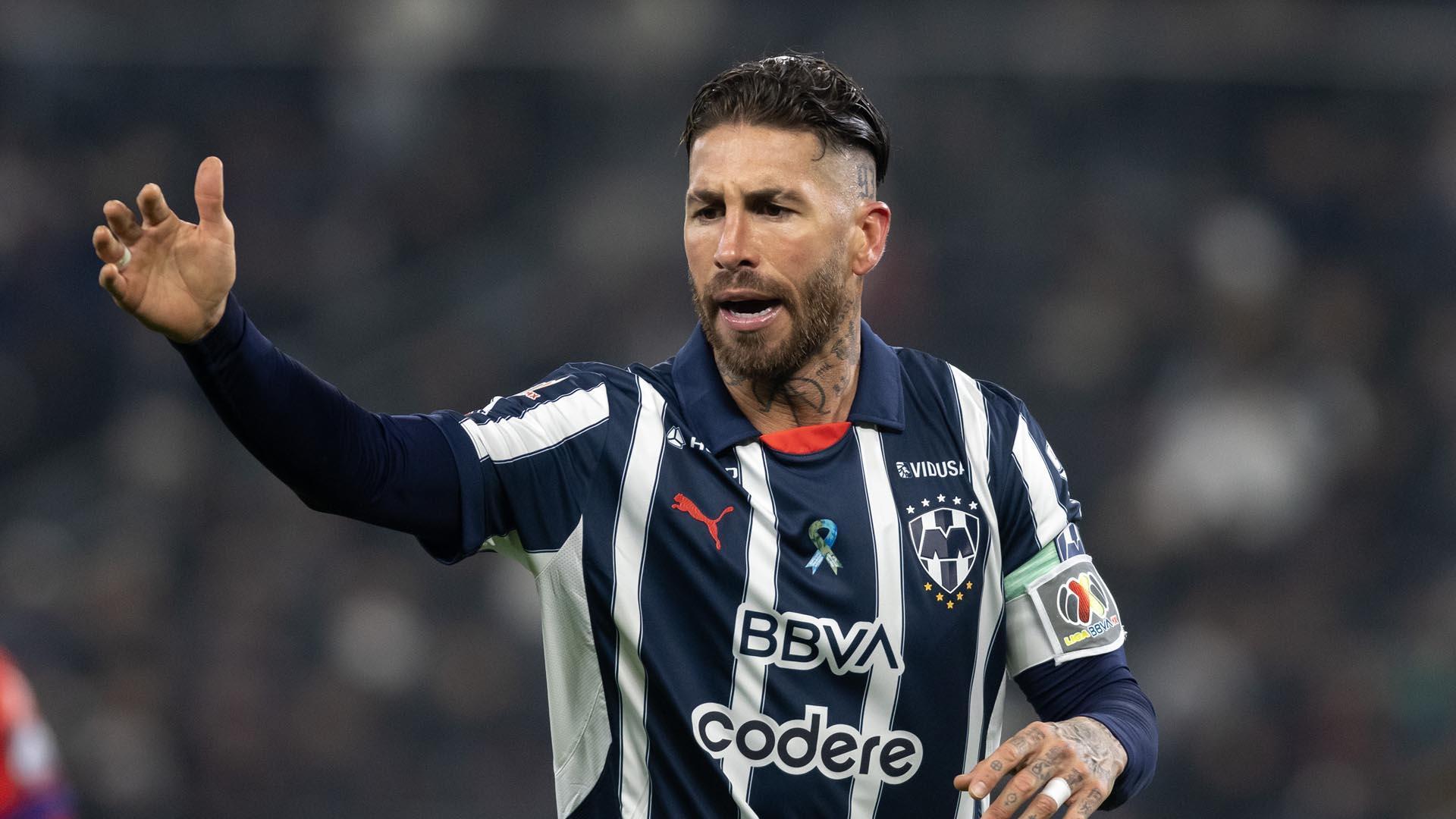 Sergio Ramos, en su debut con Rayados de Monterrey