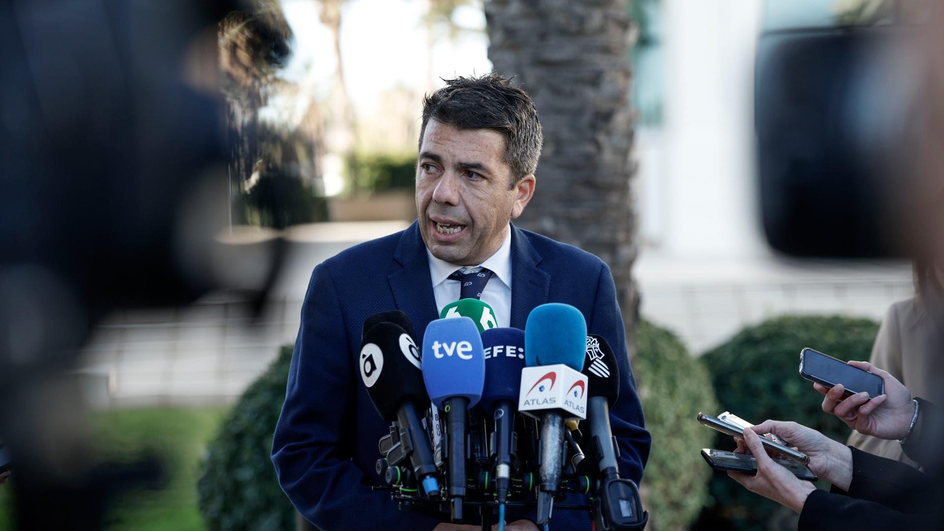 El president de la Generalitat, Carlos Mazón