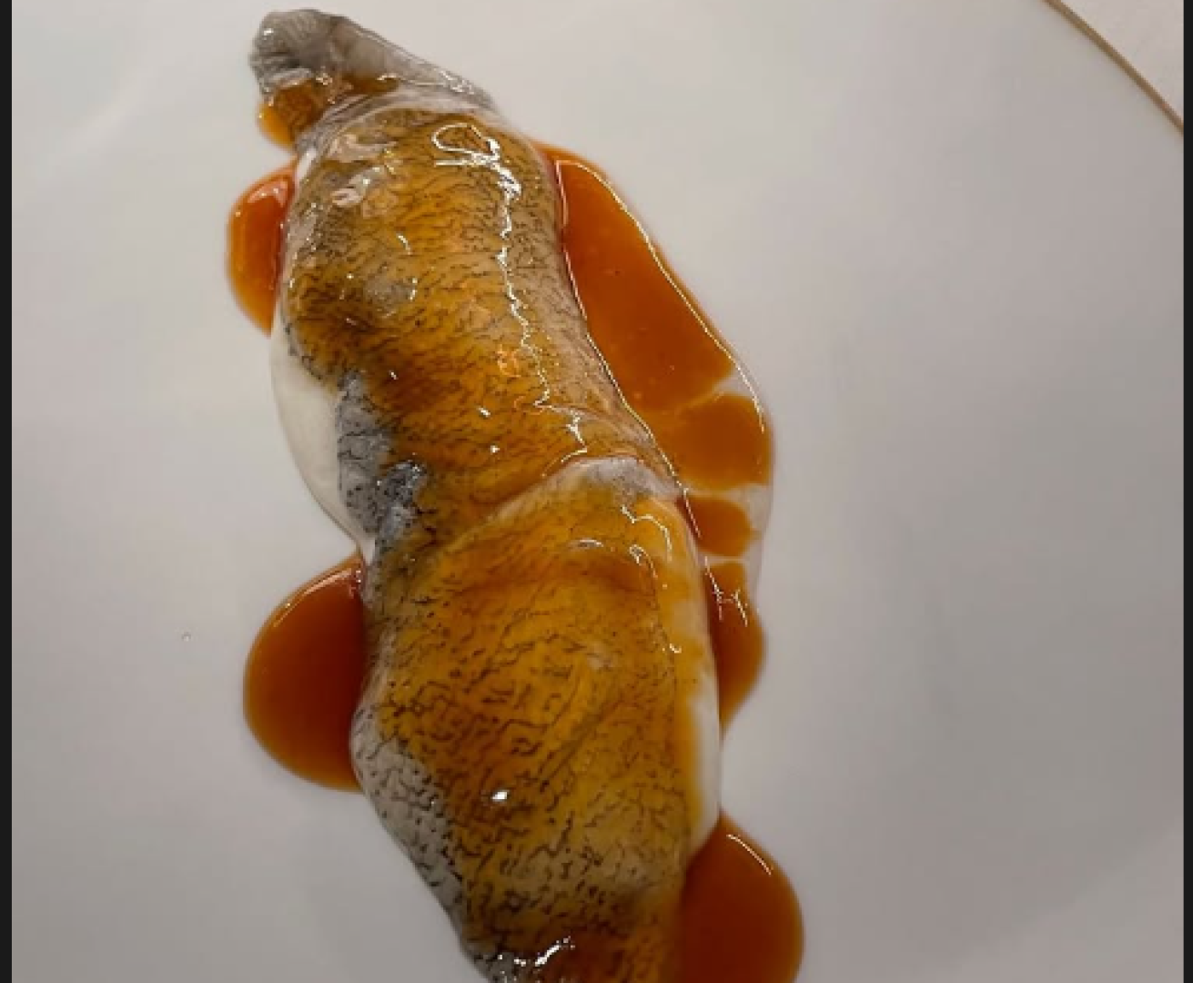 Imagen del plato Piel de bacalao del restaurante Molino de Urdániz