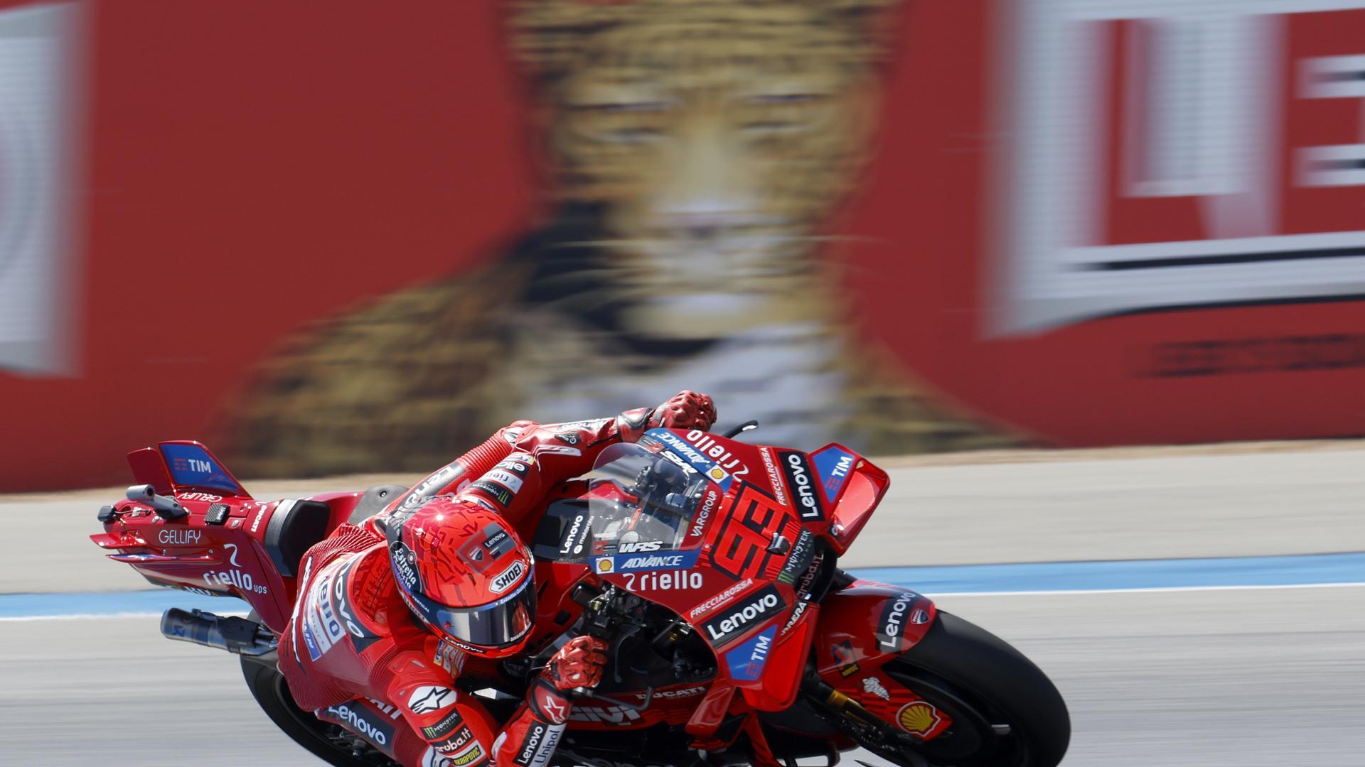 Marc Márquez, en el circuito de Buriram