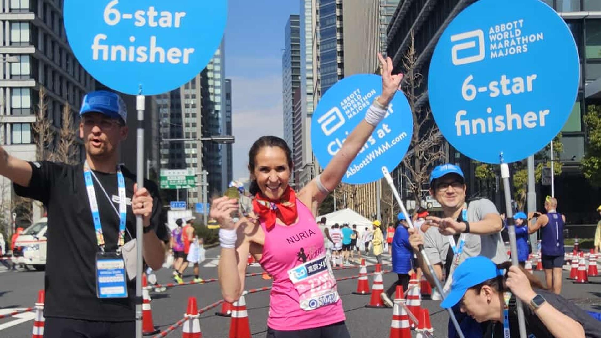 Nuria Elío, tras ganar en Tokio