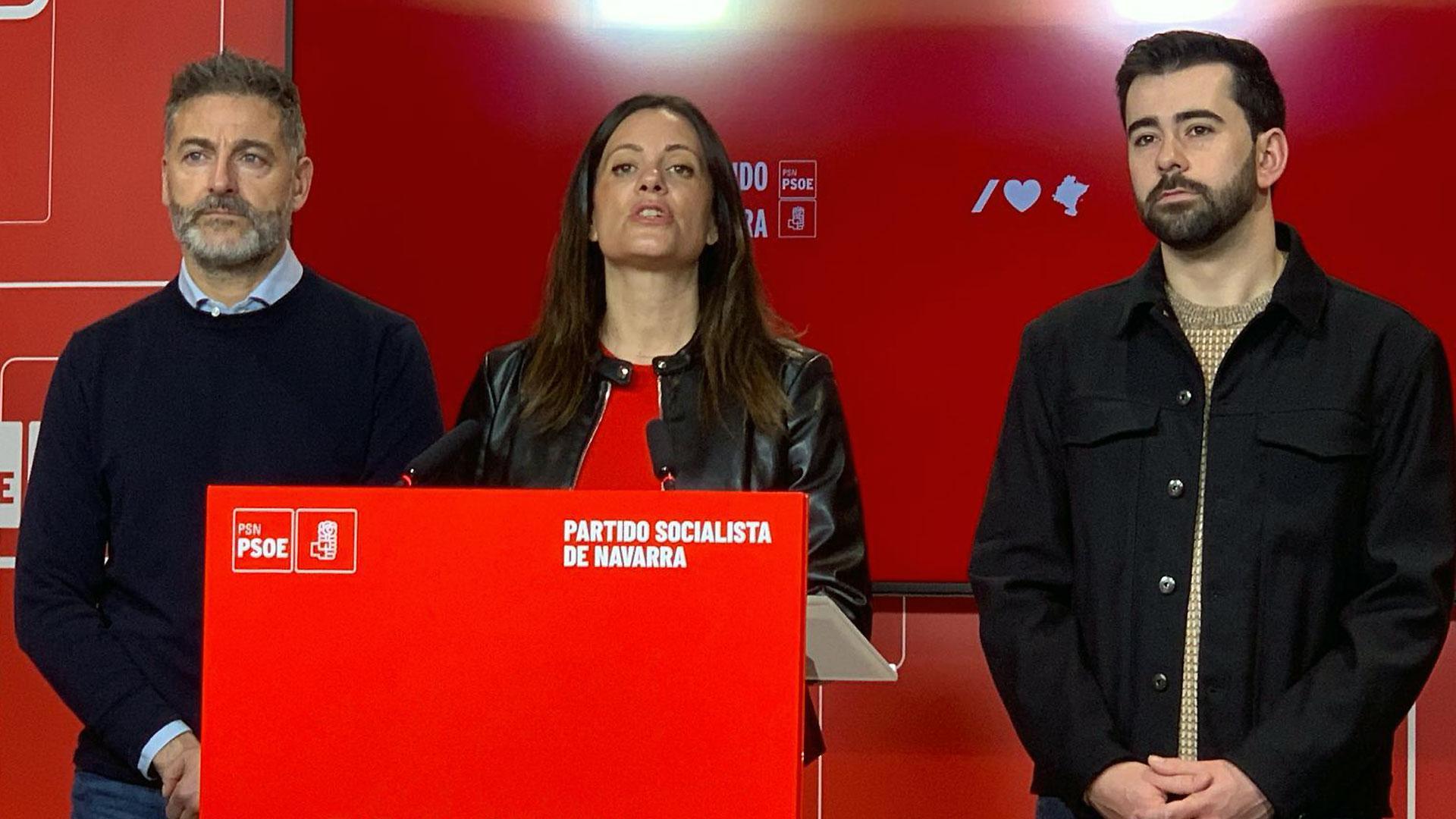 Concejales del PSN anuncian las nuevas líneas en euskera en dos escuelas infantiles de Pamplona