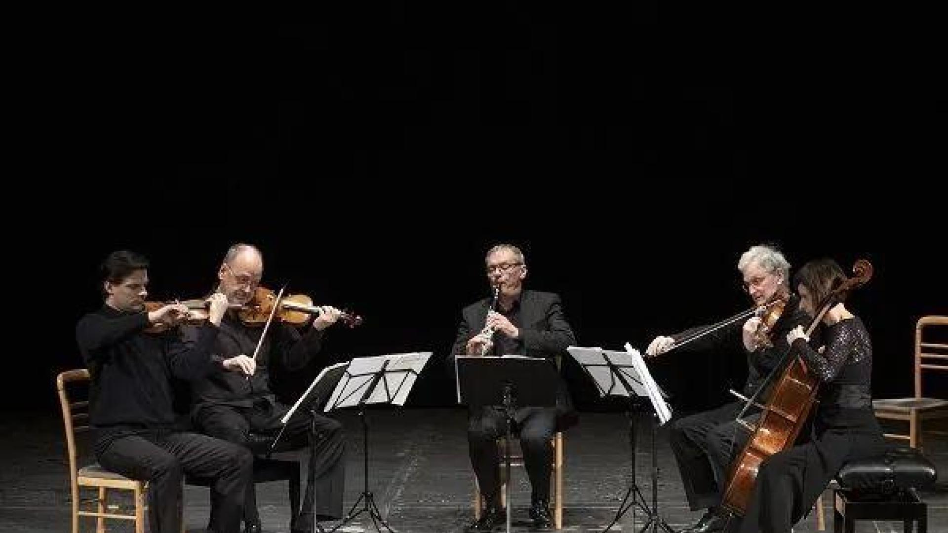 El  Quinteto de Cuerdas Orquesta Filarmónica Berlín & M.A. Tamarit, hoy en el Gayarre.
