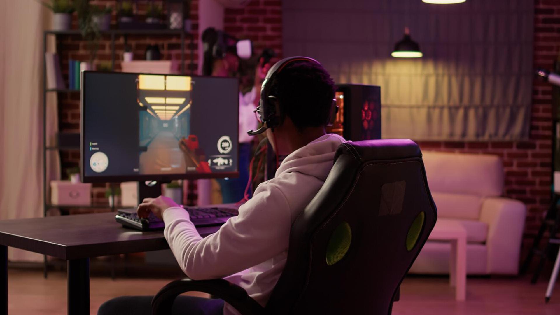 Imagen de archivo de un streamer