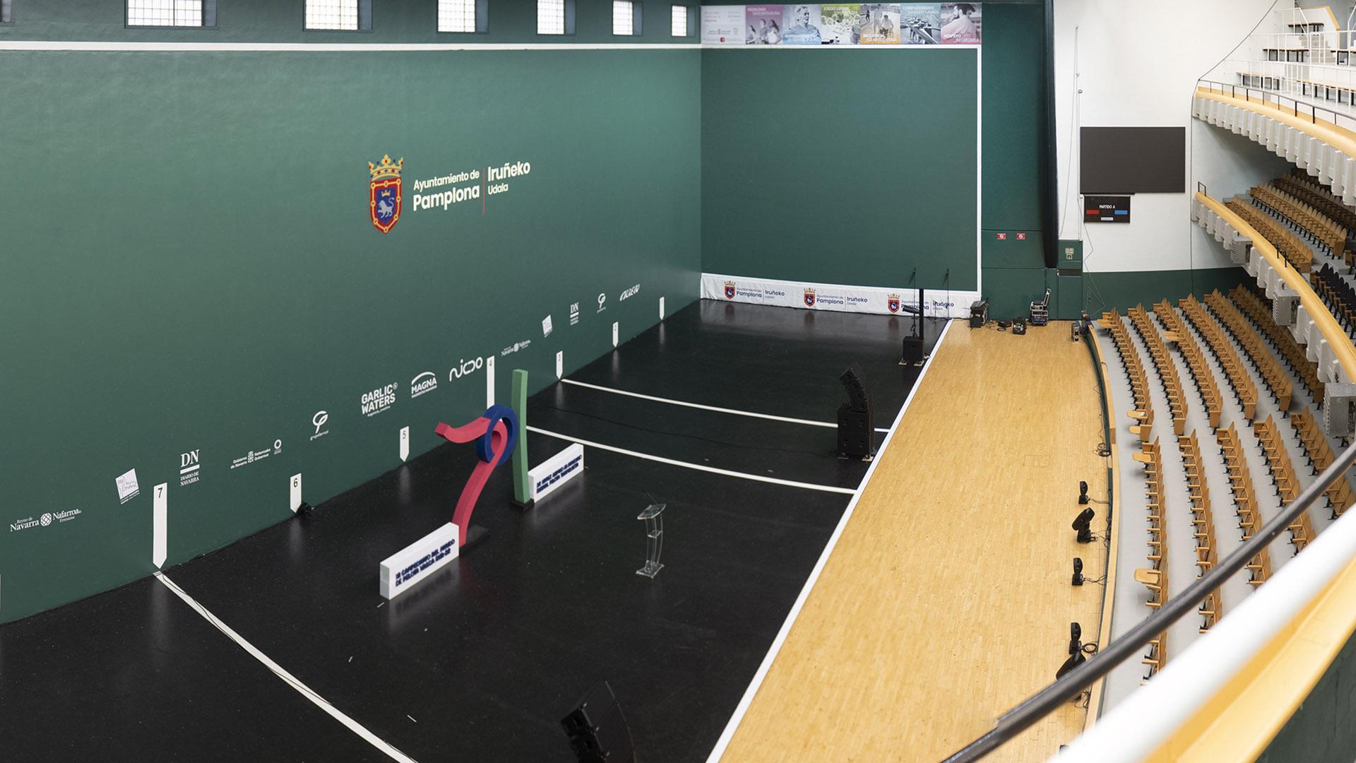 El frontón Labrit, durante el pasado Mundial sub 23 celebrado en Pamplona