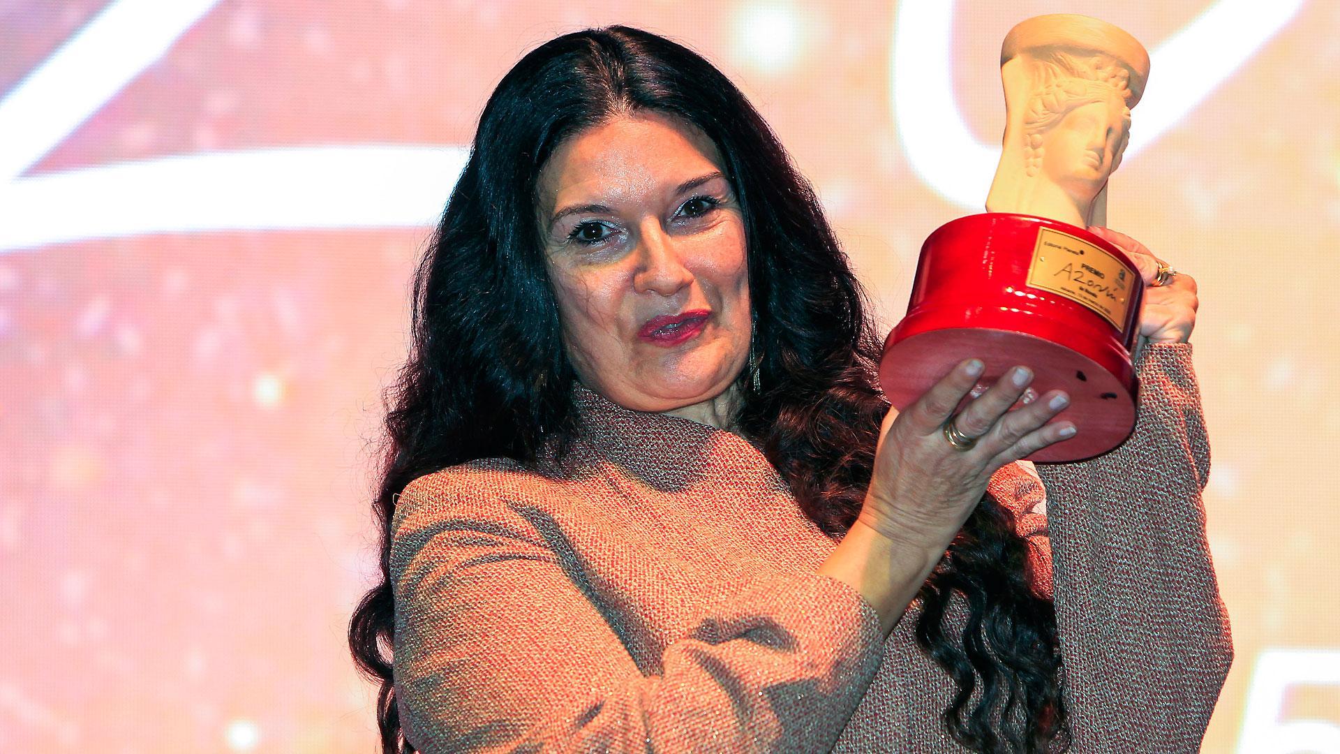 Rosario Raro, galardonada con el Premio Azorín de Novela 2025 con su obra 'La novia de la paz'