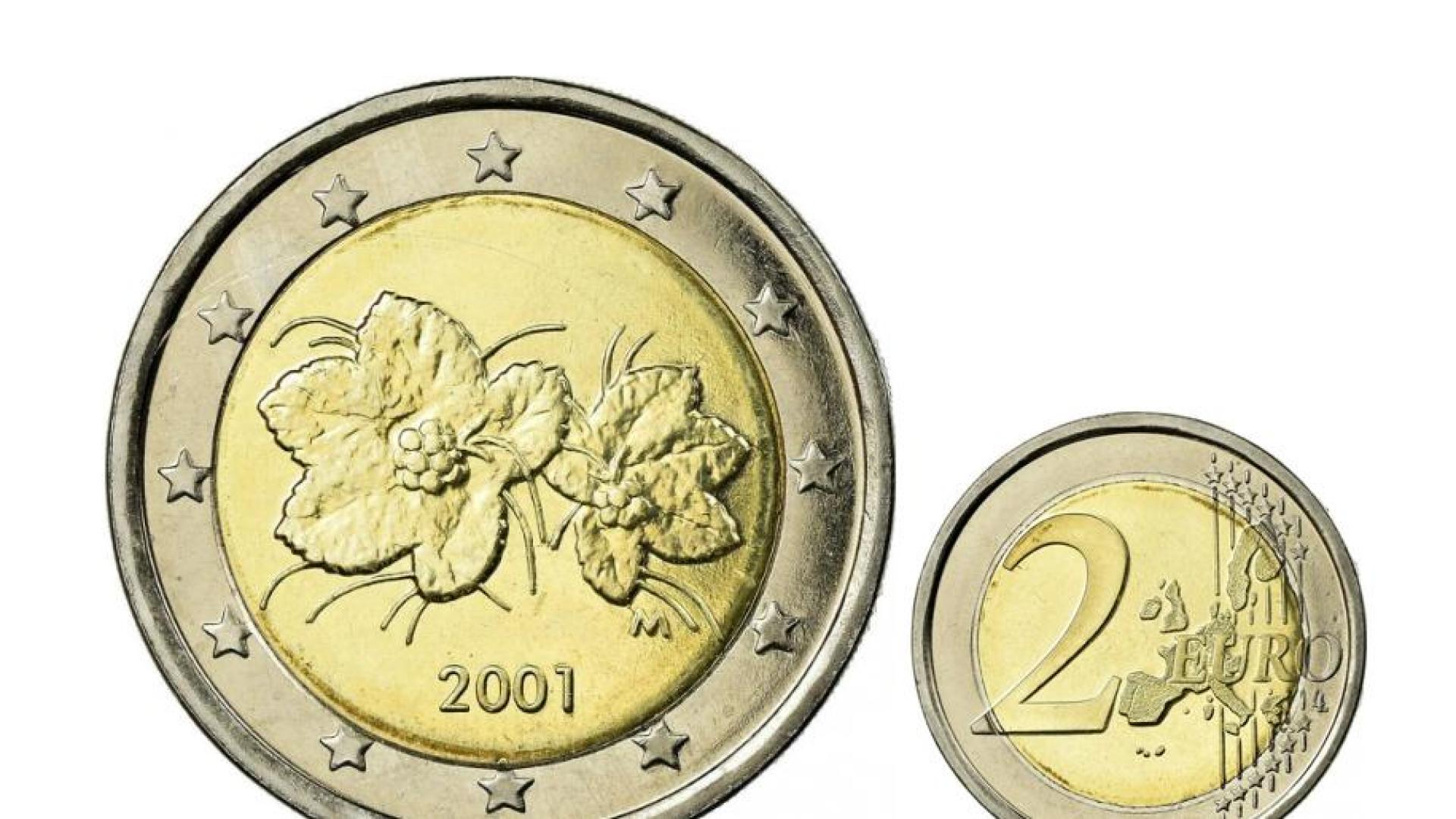 Moneda de 2 euros de Finlandia de 2001