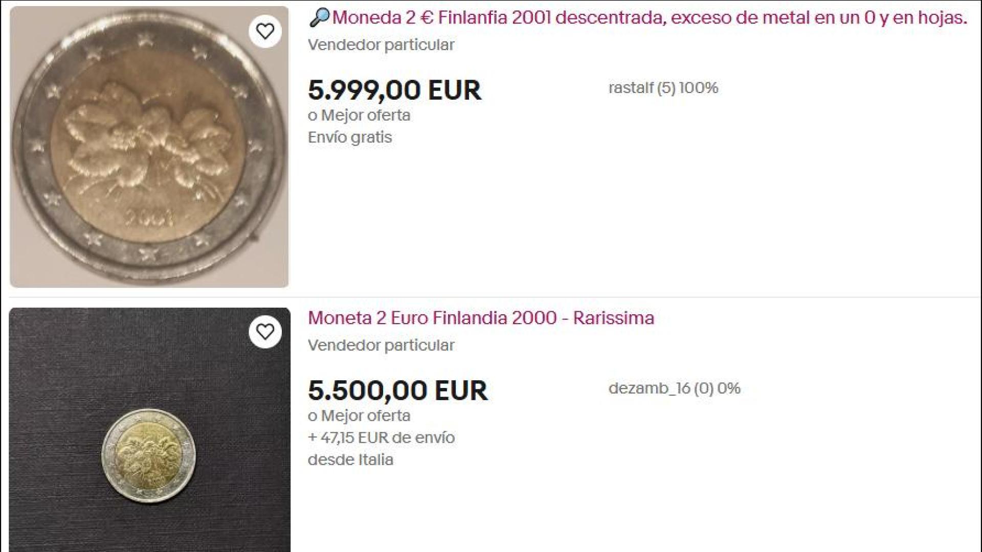 Ofertas de la moneda finlandesa