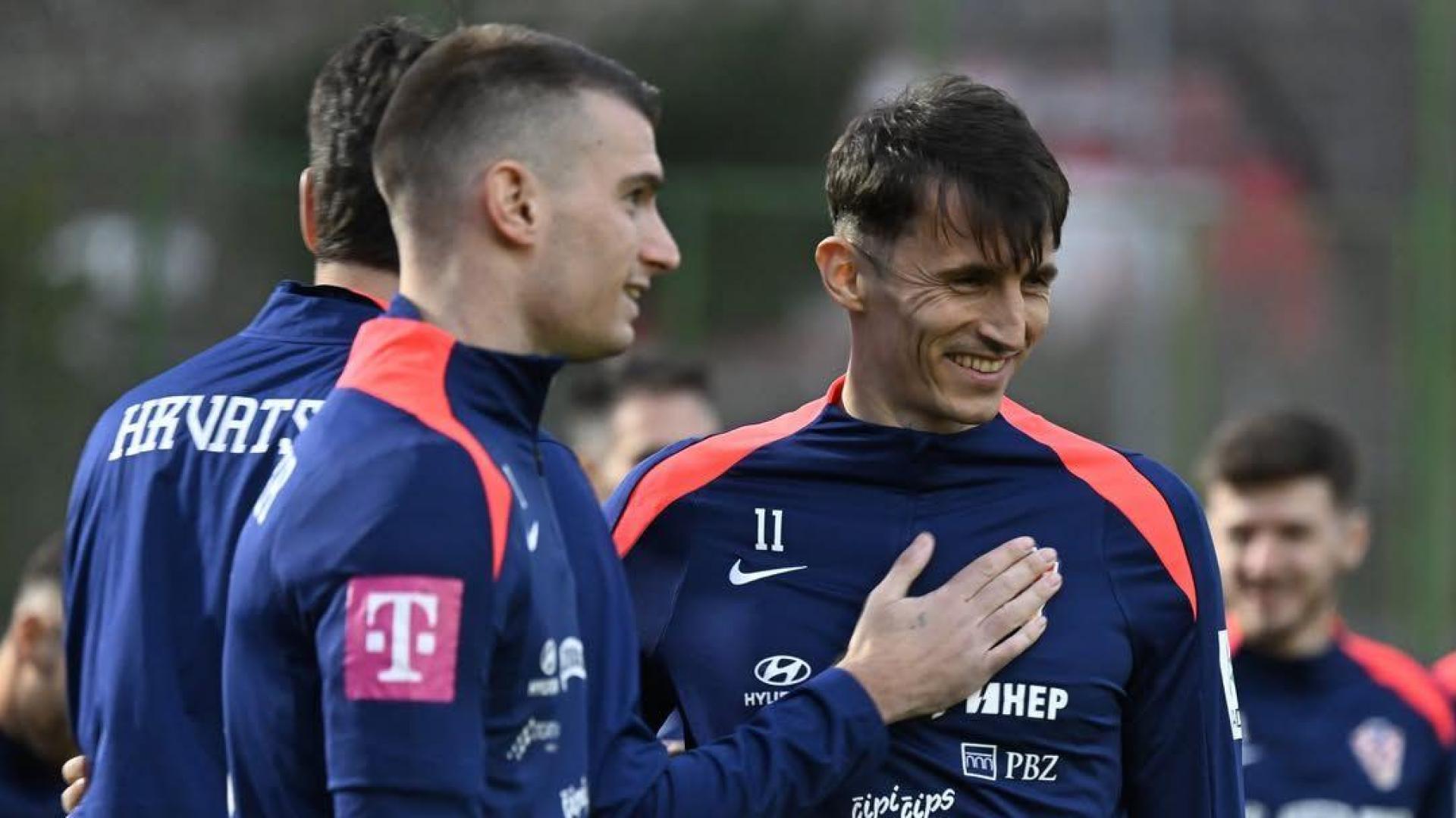 Ante Budimir, esta semana con la selección croata