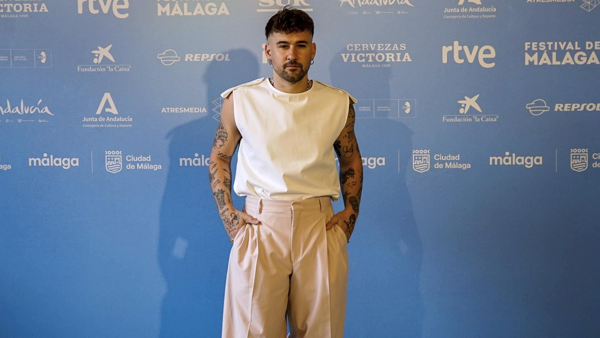 Dani Fernández, en el estreno de su documental en el Festival de Málaga