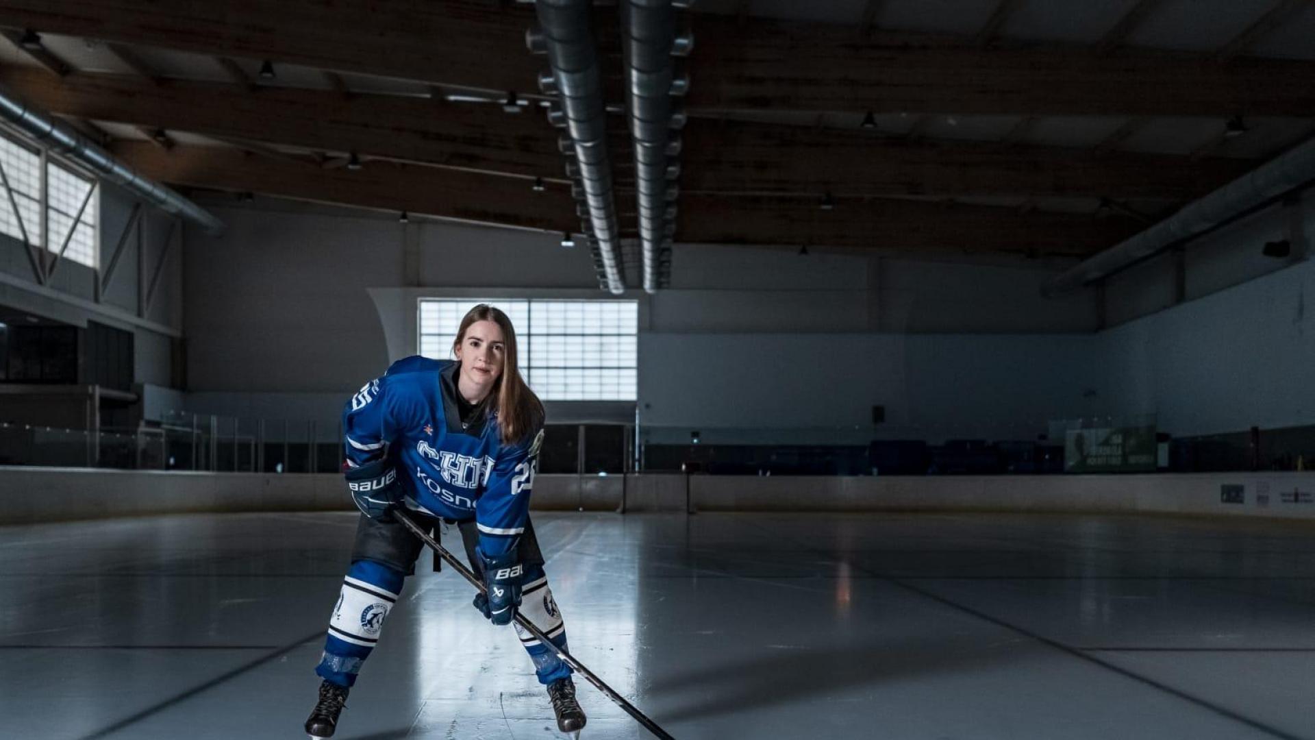 Marta Zúñiga Errea, capitana del Club Hielo Huarte, deja el equipo tras 14 temporadas