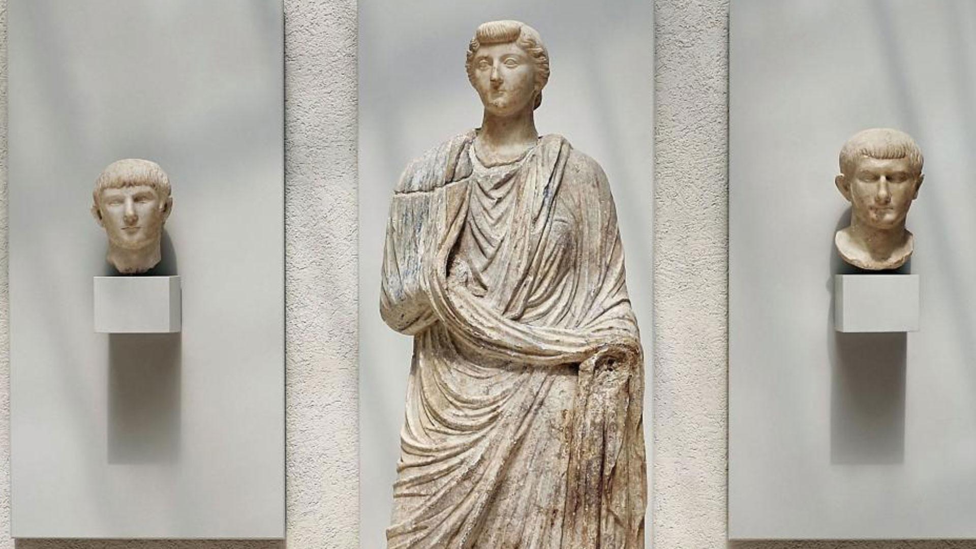 Estatua dedicada a Livia Drusila, emperatriz de Roma