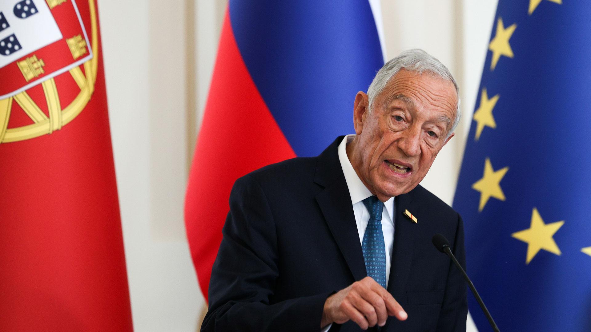 El presidente de Portugal, Marcelo Rebelo de Sousa