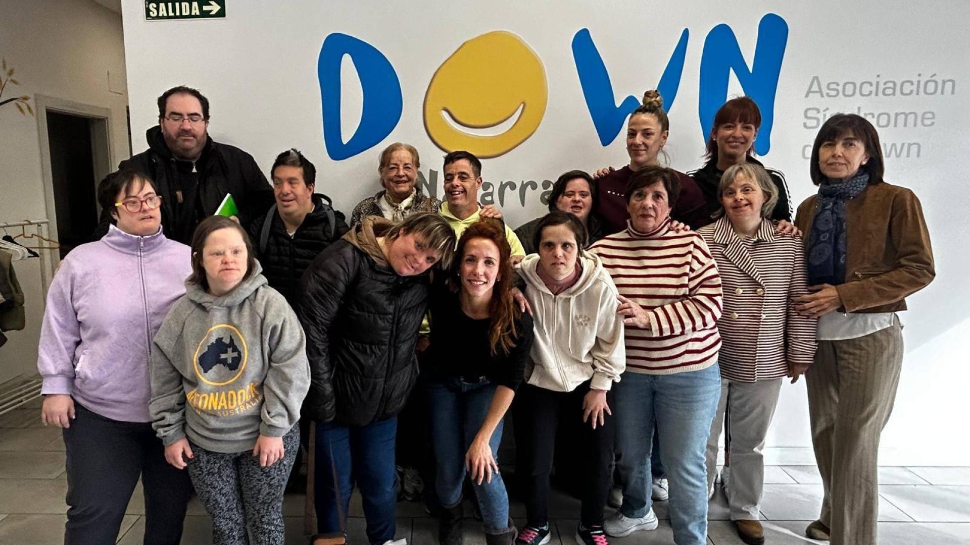 Familias y usuarios de la asociación del proyecto de Envejecimiento de la Asociación Síndrome de Down Navarra.