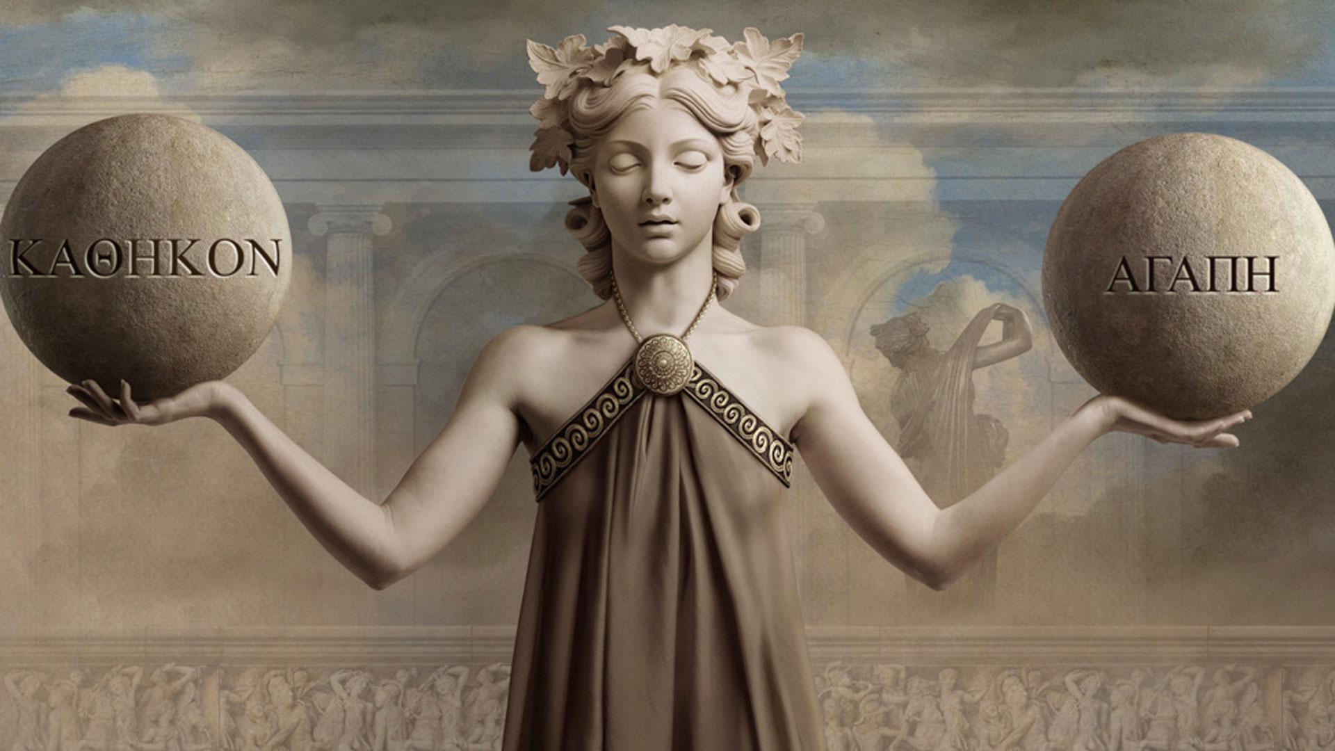 Detalle del cartel de la ópera 'Mitridate, re di Ponto', cuya versión escénica se estrena en el Teatro Real