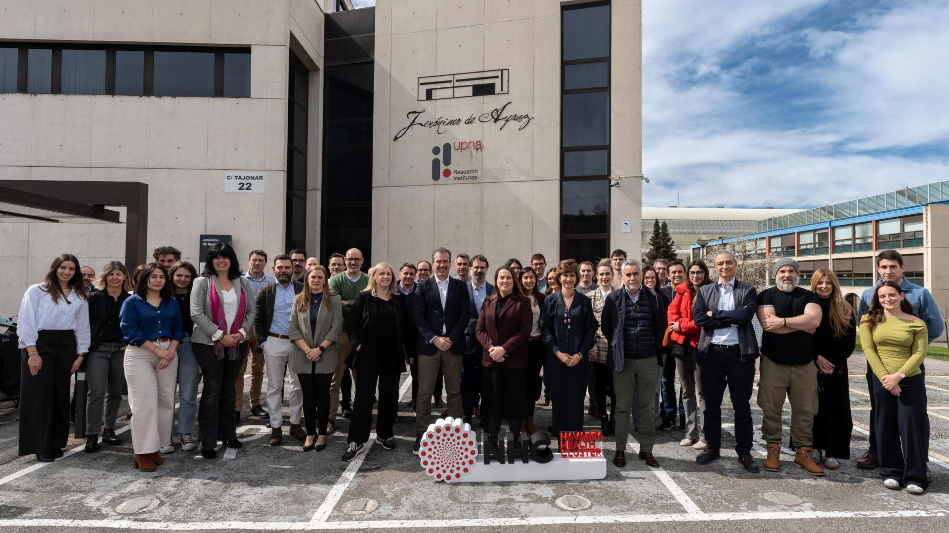 Miembros de Navarra Health Cluster durante la asamblea general.
