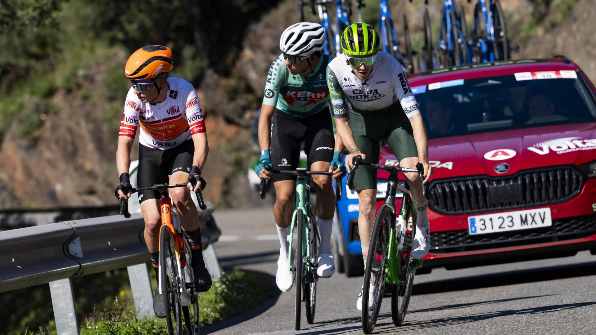 Johnston y Uriarte, en la Volta a Catalunya.