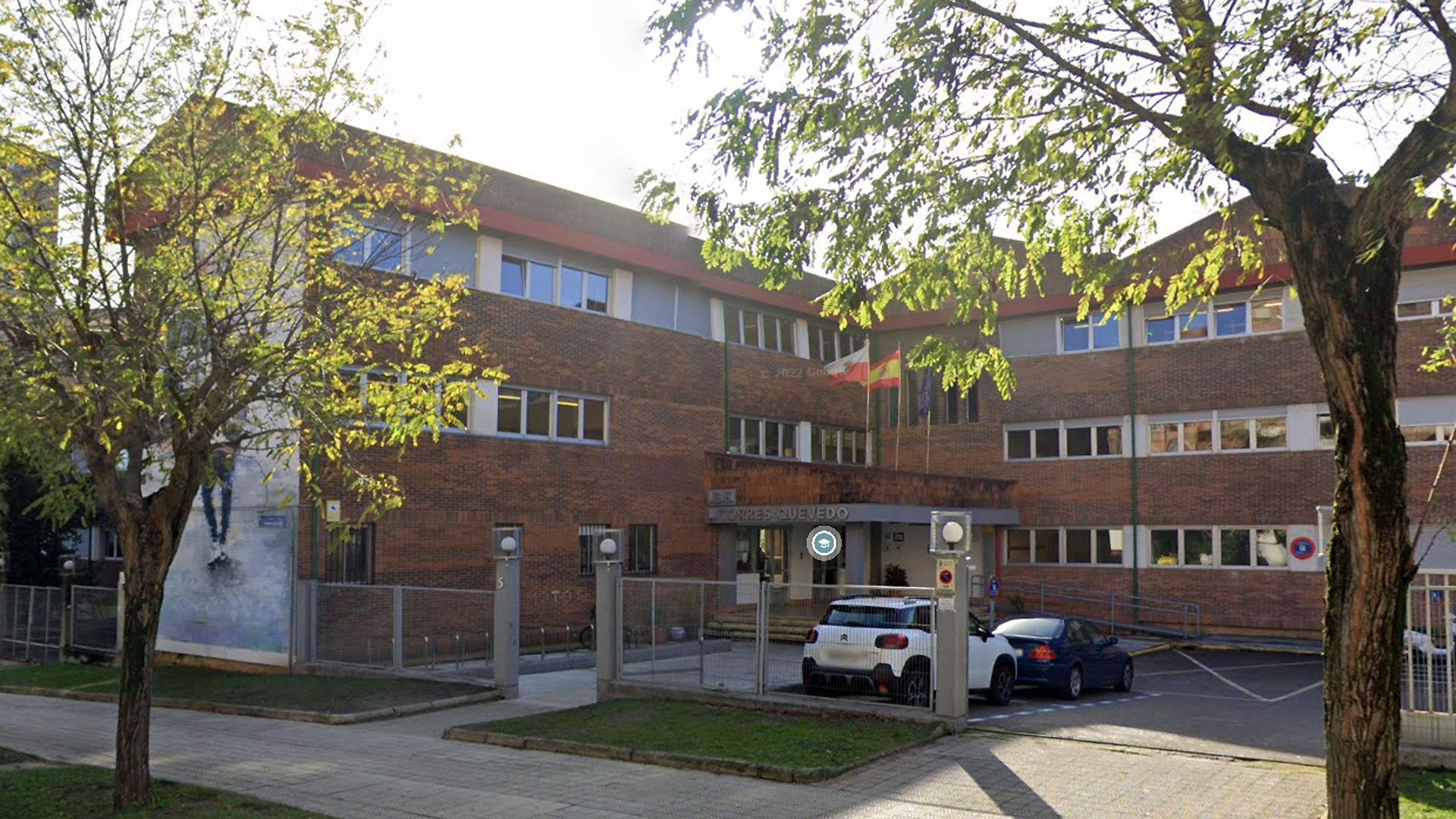 Fachada del instituto Torres Quevedo de Santander