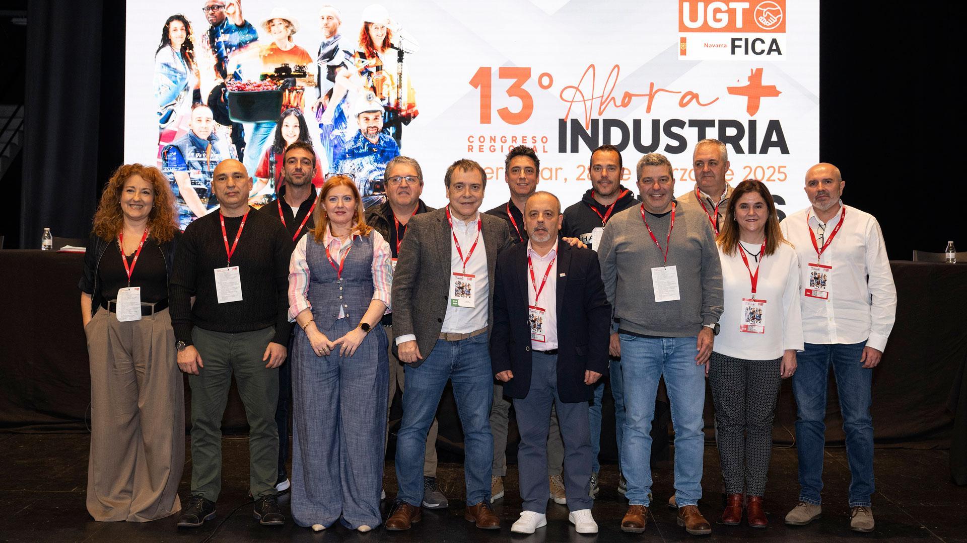 Nueva ejecutiva de UGT-FICA con Pedro Carvajal al frente