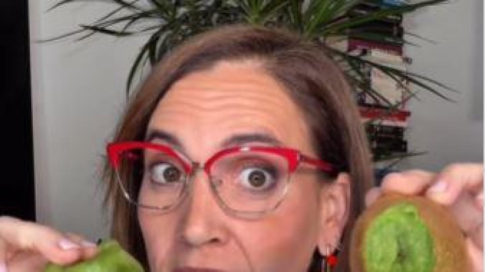 Boticaria García, durante uno de sus vídeos en Instagram