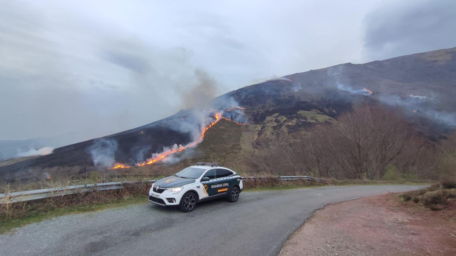Imagen del incendio