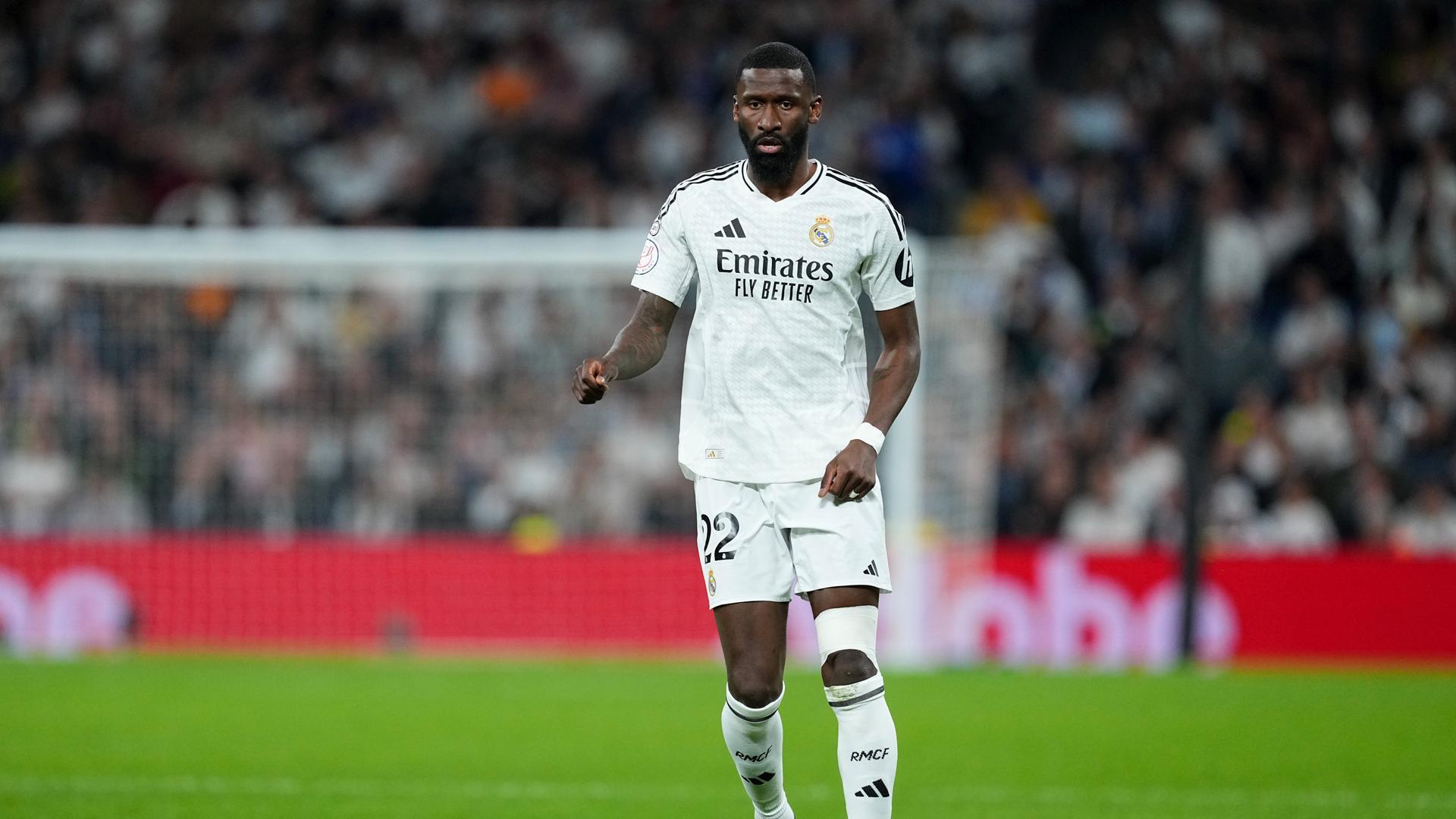 Rüdiger, en un partido reciente con el Real Madrid