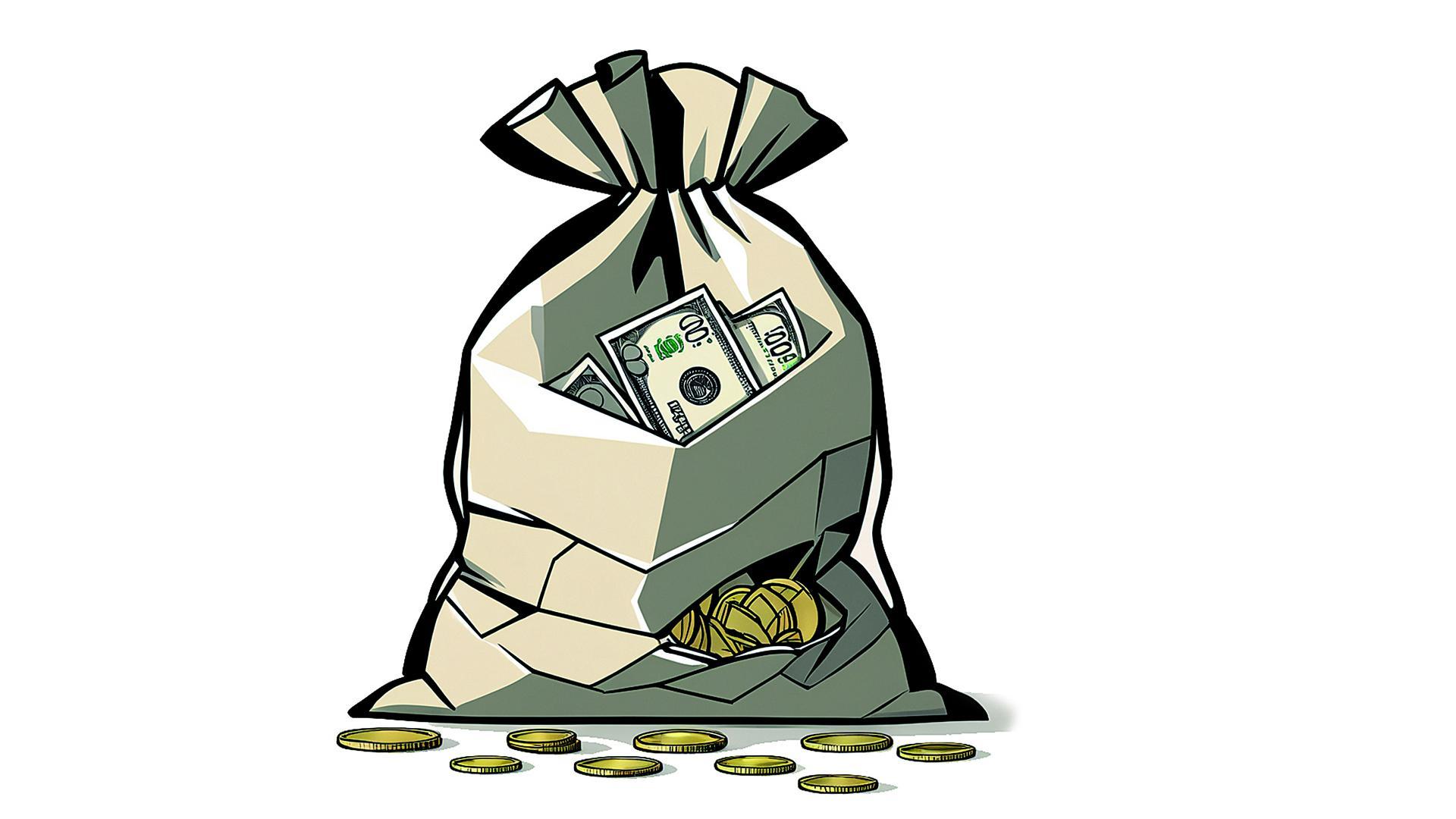 Imagen de un saco de dinero