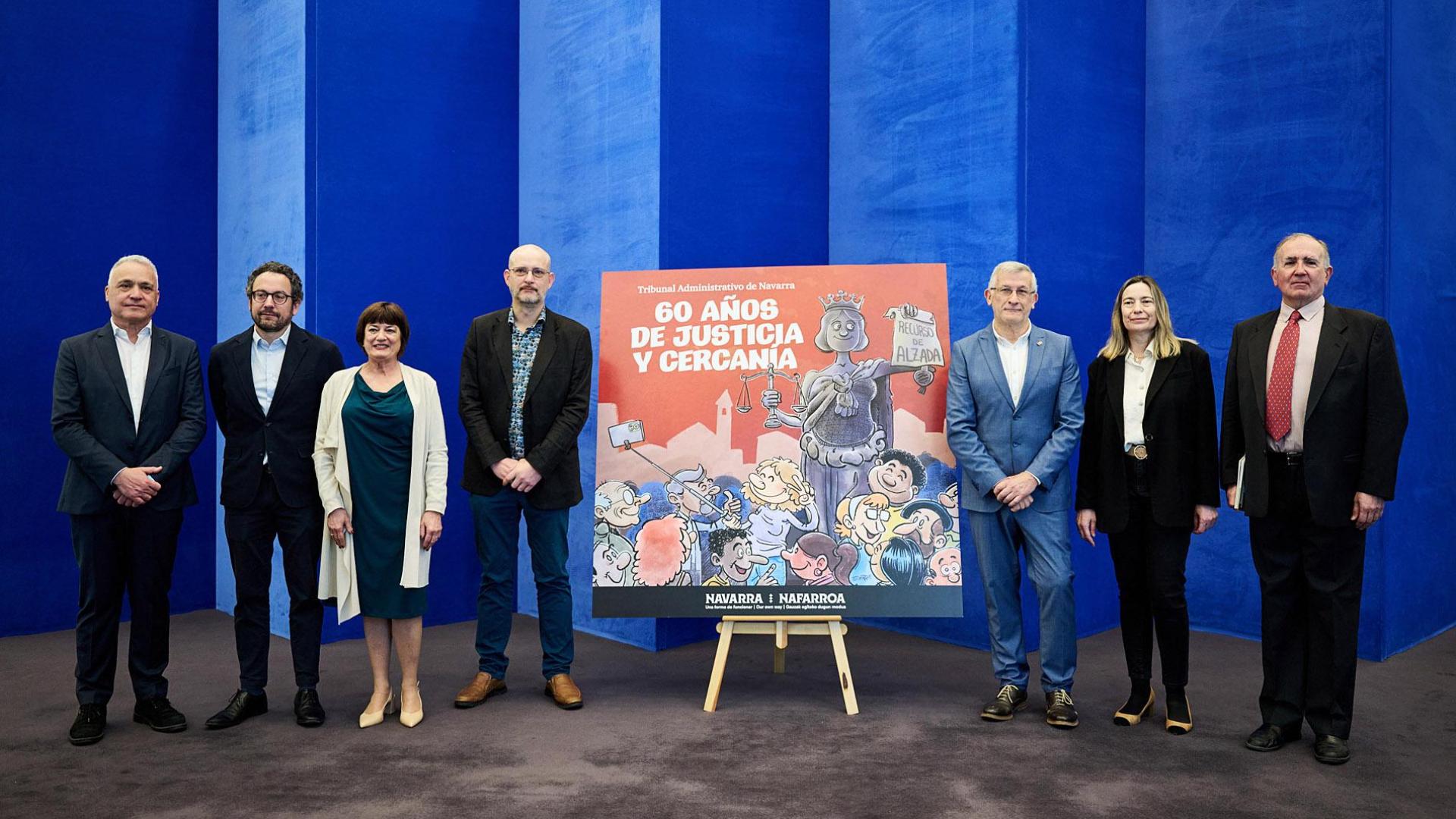 Acto de celebración del 60 aniversario del Tribunal Administrativo de Navarra en el Museo de Navarra /