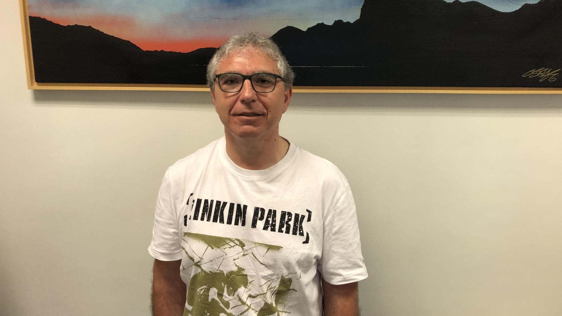 Antonio Liberal Irigoyen, afectado de Parkinson
