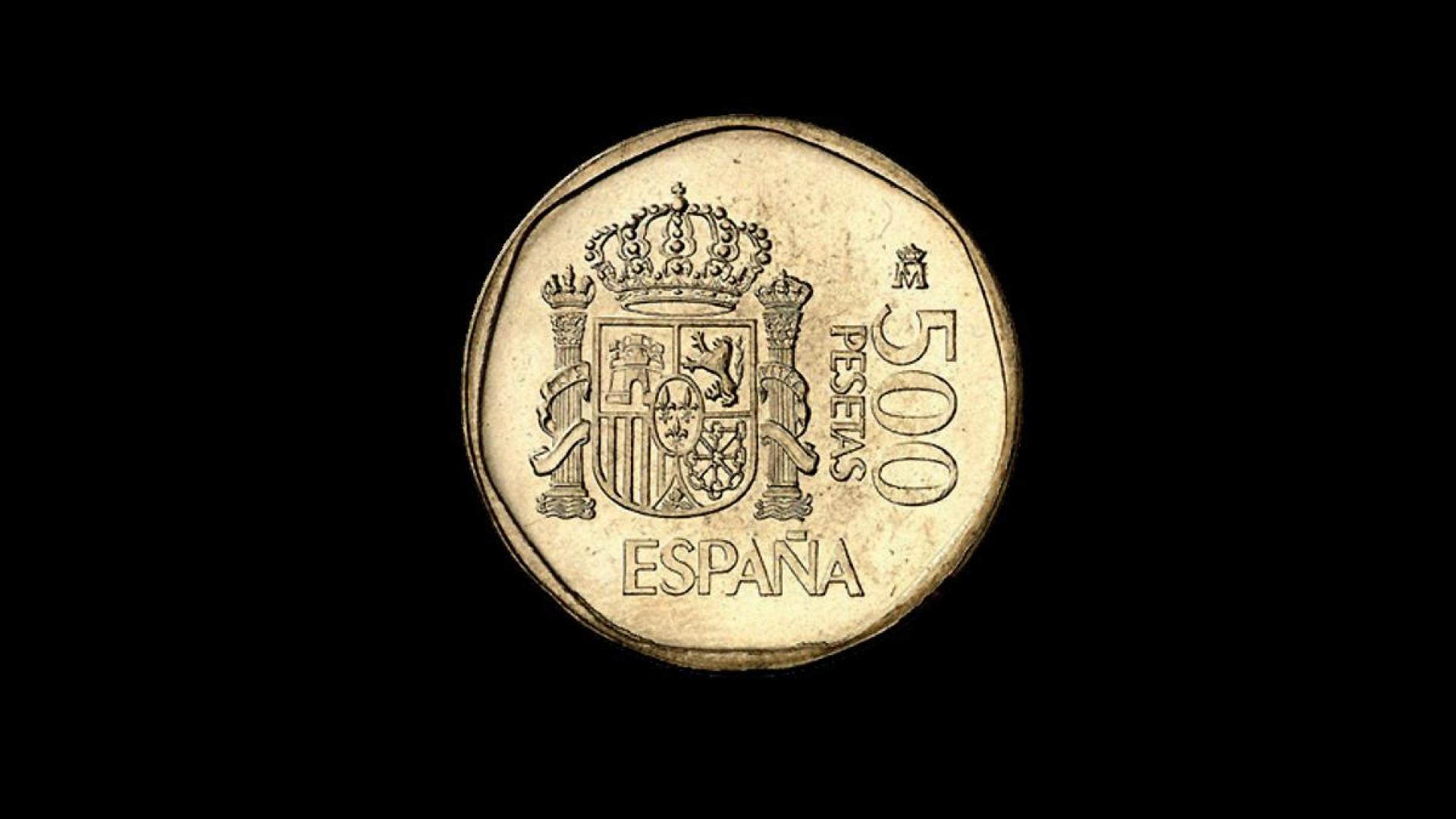 Reverso de la moneda de 500 pesetas