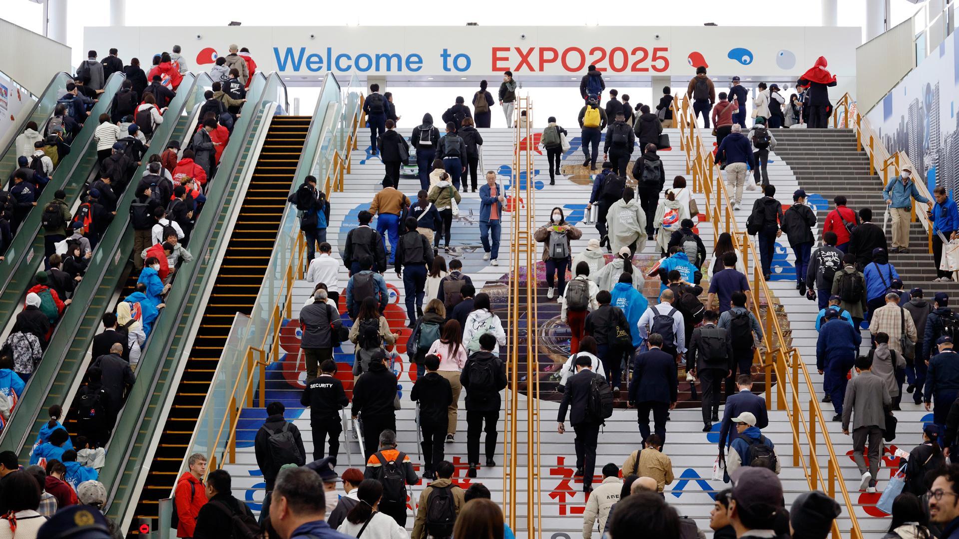 Acceso al recinto de la Expo 2025 en Osaka