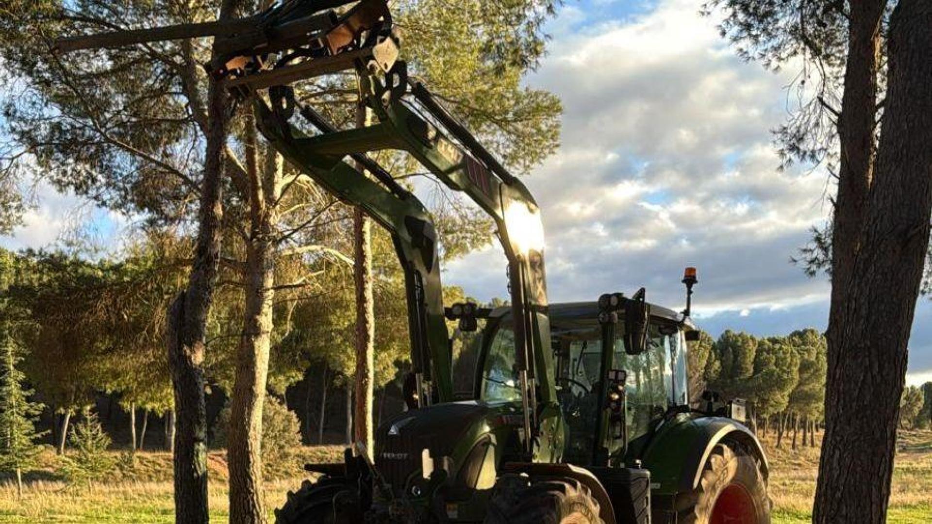 Tractor encontrado en Calahorra en febrero