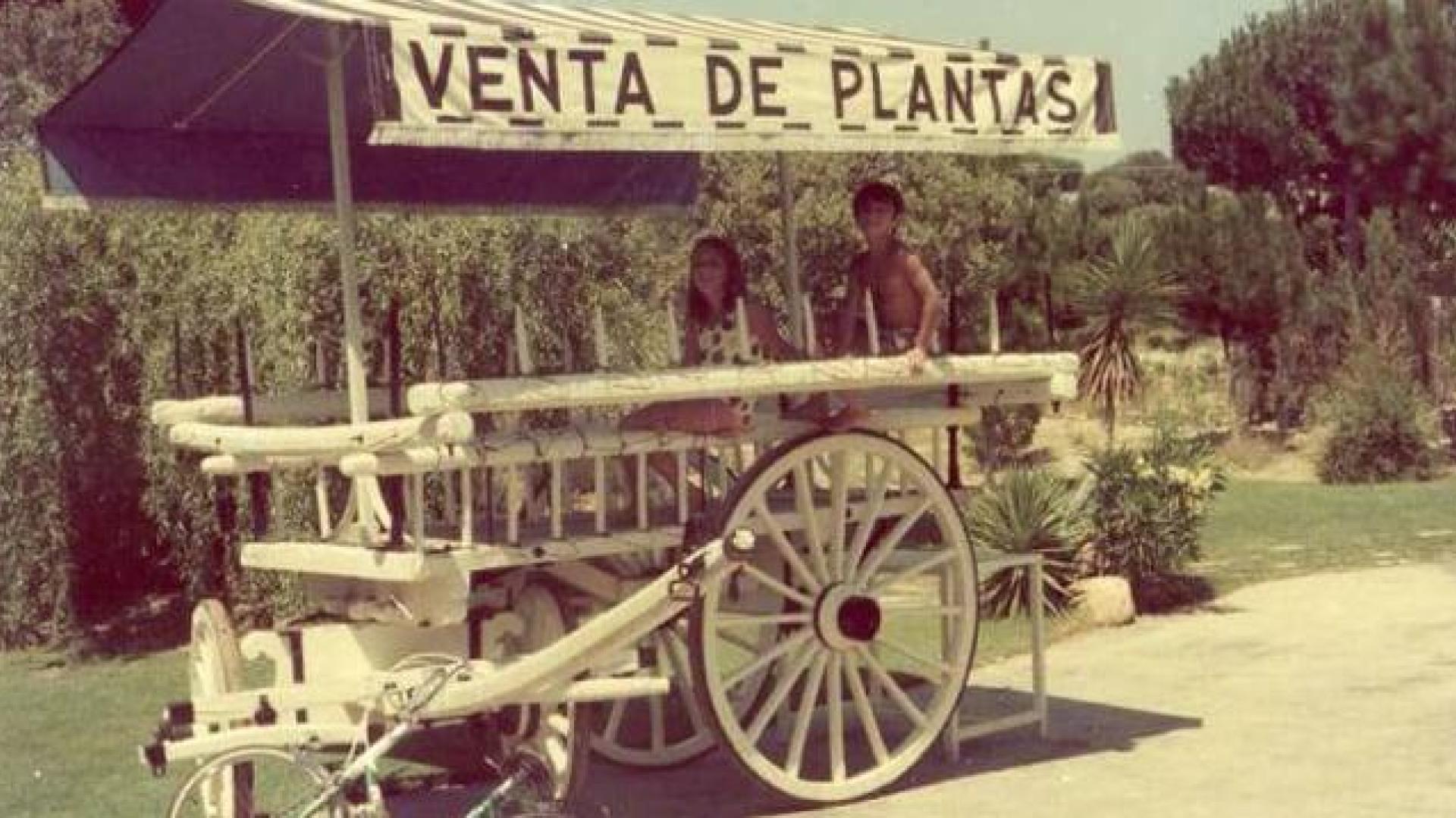 El carro de mulas de Consuelo Pérez, primer punto de venta de lo que hoy es Fronda
